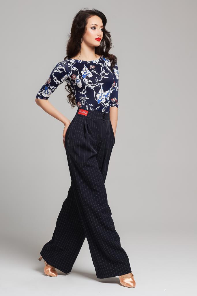 Брюки RETRO LINE NAVY от салона-ателье Primabella Брюки RETRO LINE NAVY от салона-ателье Primabella