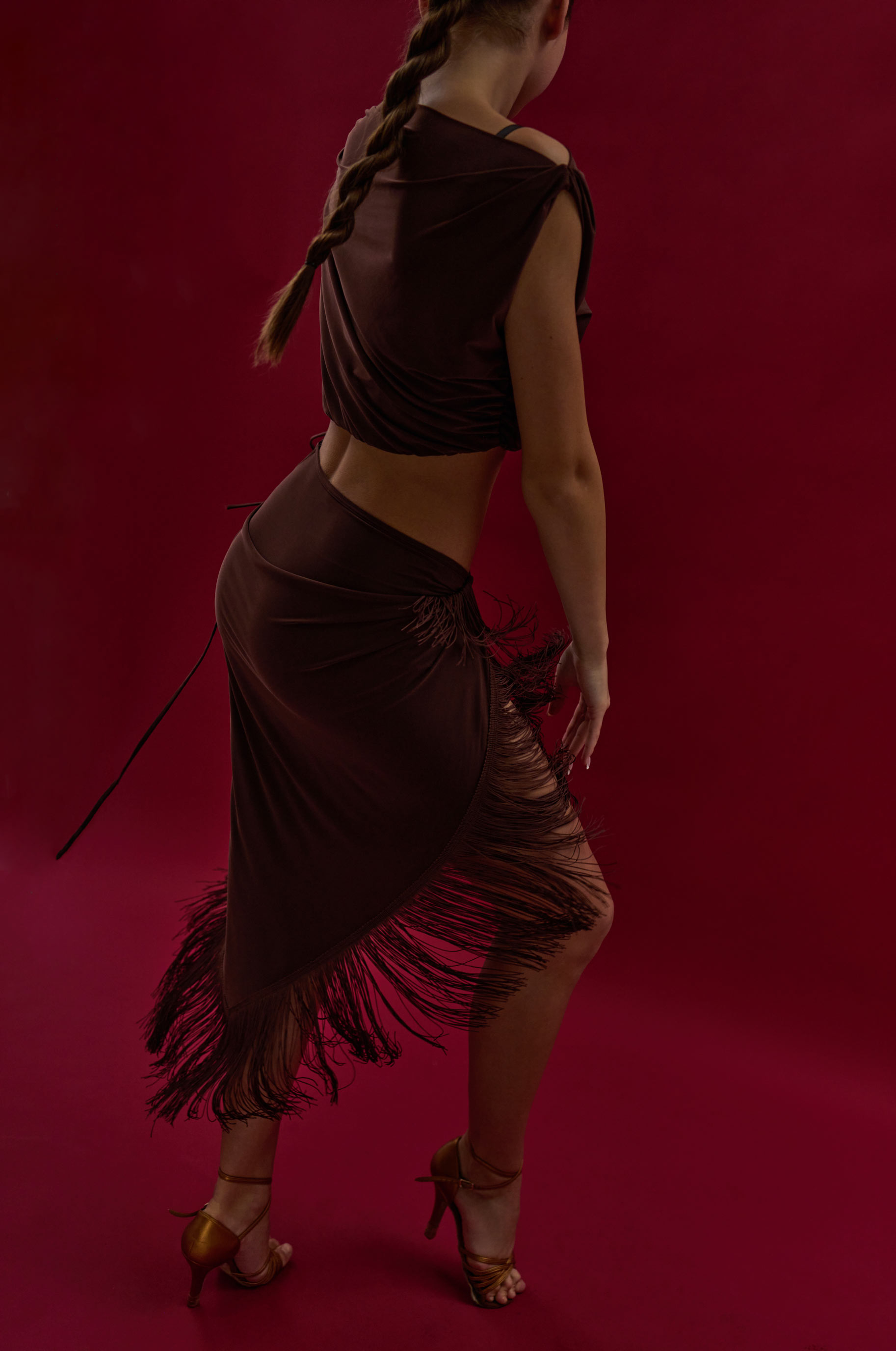 Юбка Tones для бальных танцев, цвет Черный 