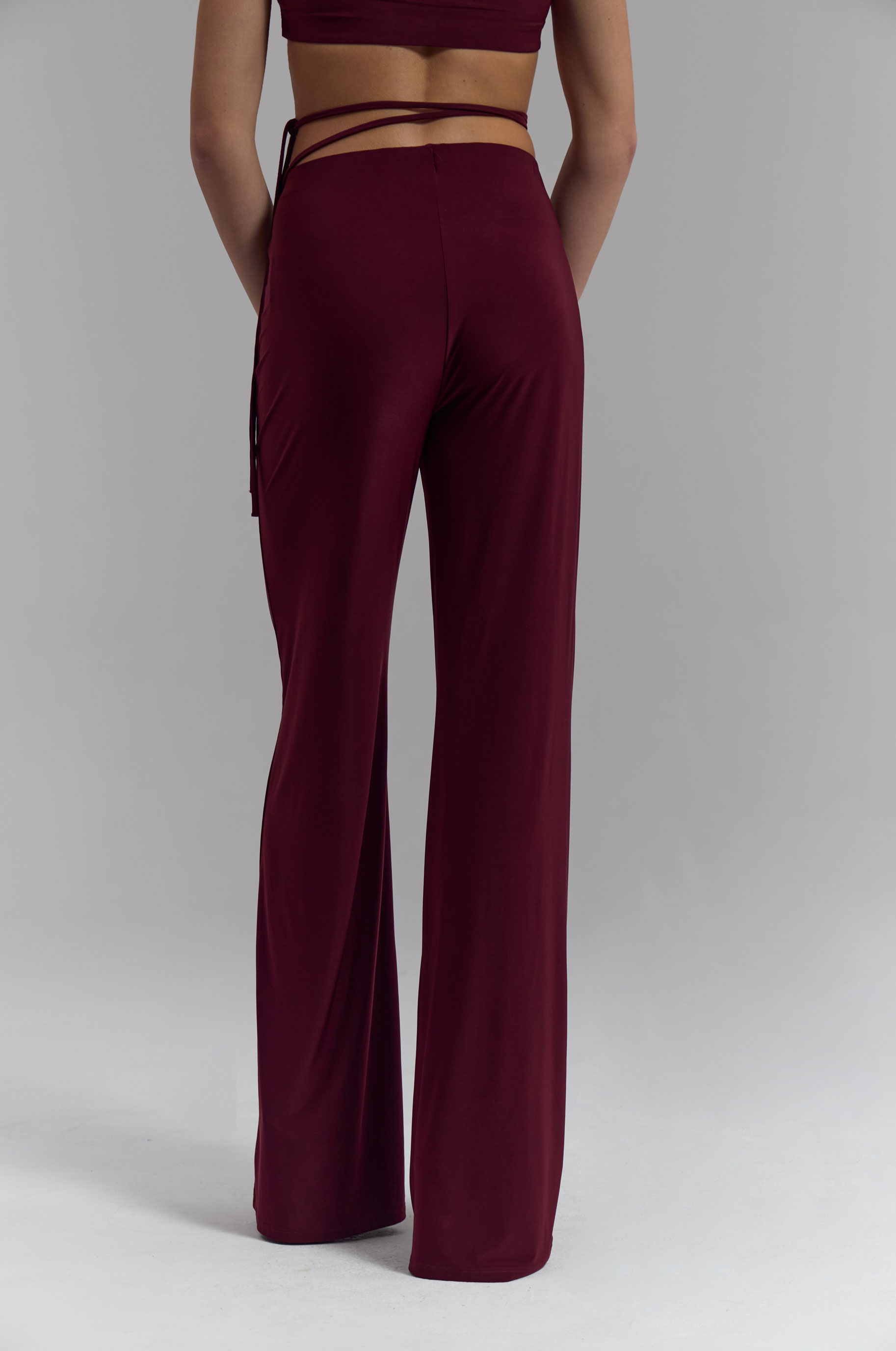 Брюки Peach Burgund для бальных танцев, цвет Красный Черный 