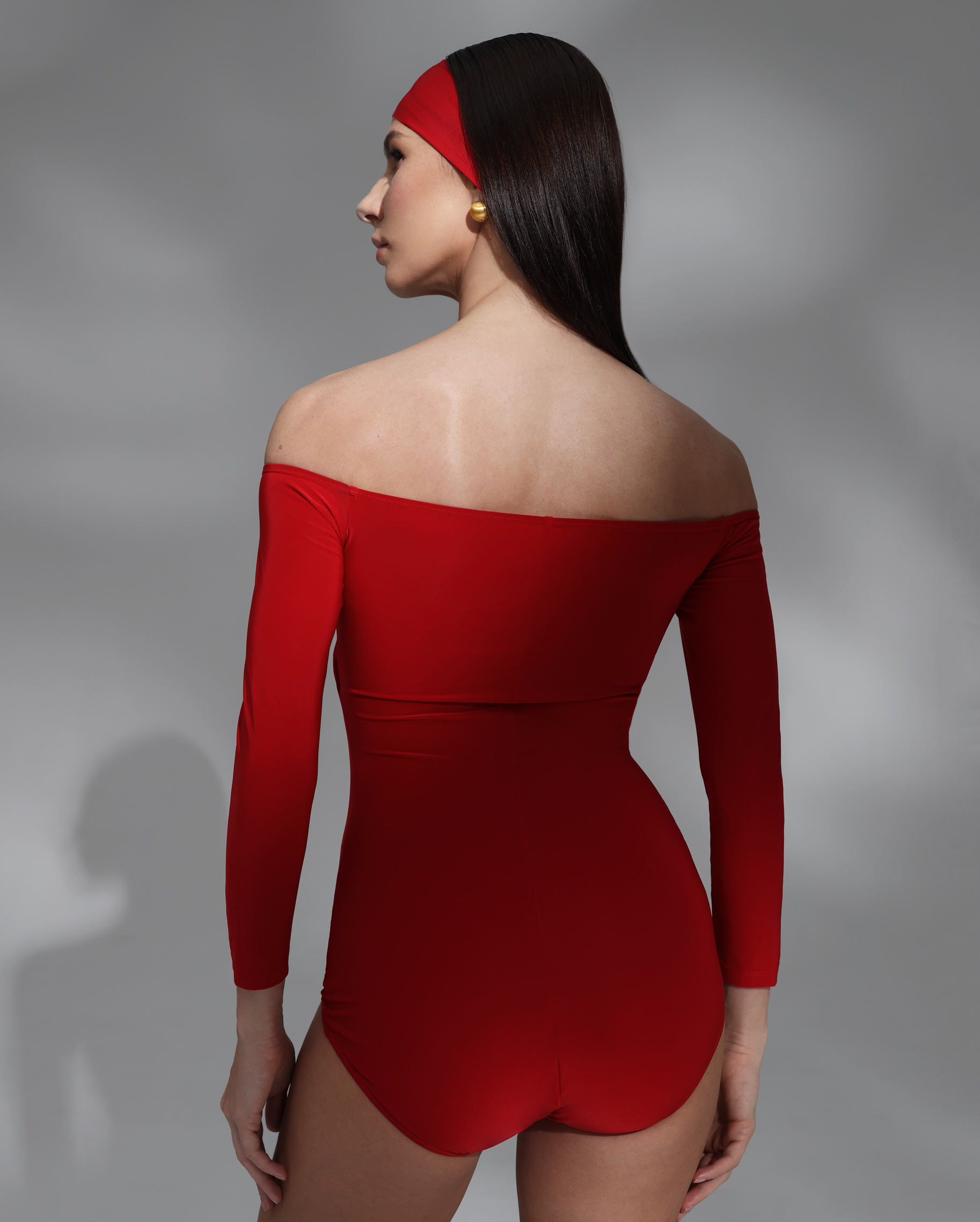 Leotard Abrir Red