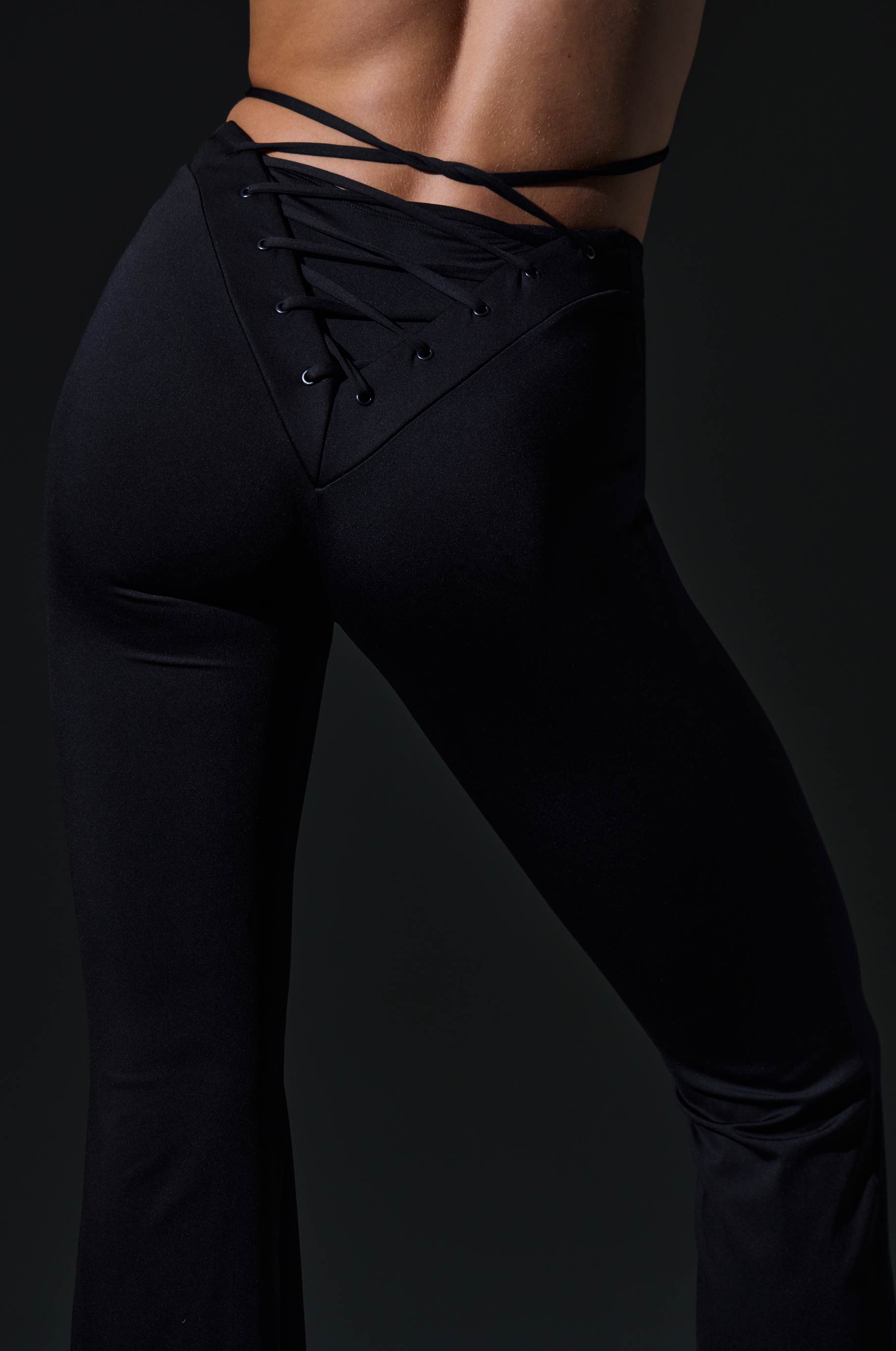 Брюки Люмен для бальных танцев, цвет Черный 