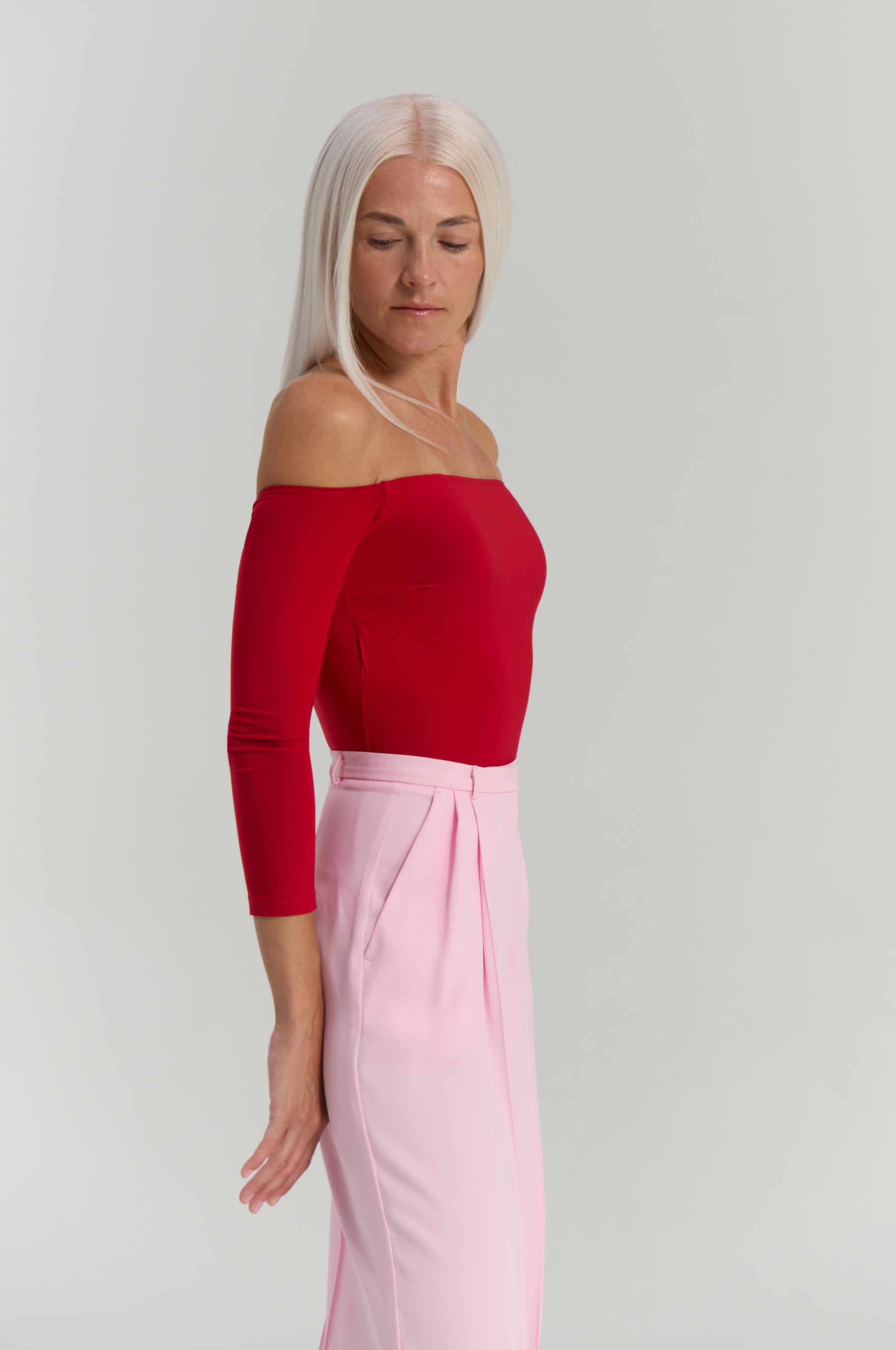 Leotard Abrir Red
