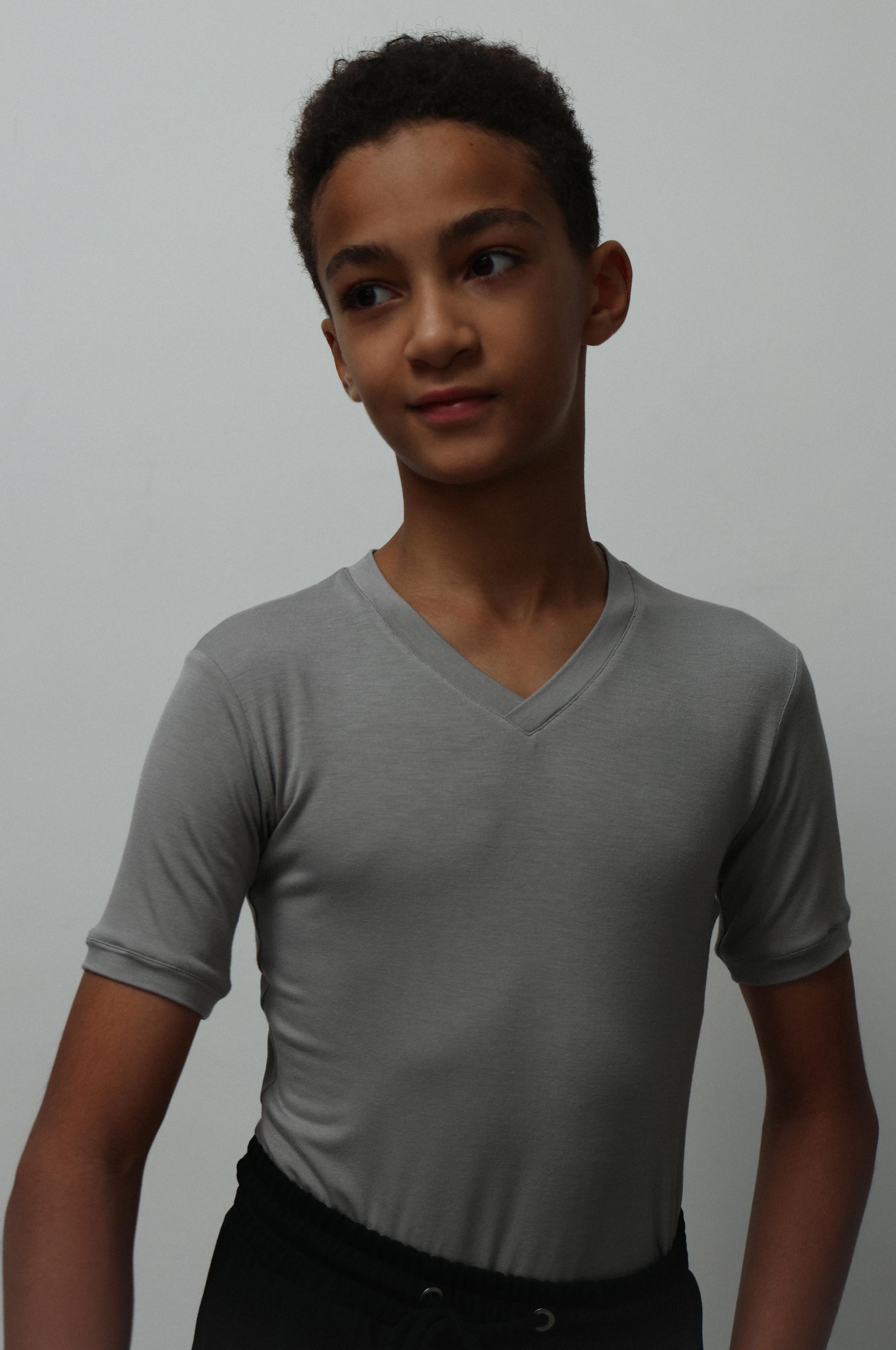 Футболка Opal kid для бальных танцев, цвет Серый 