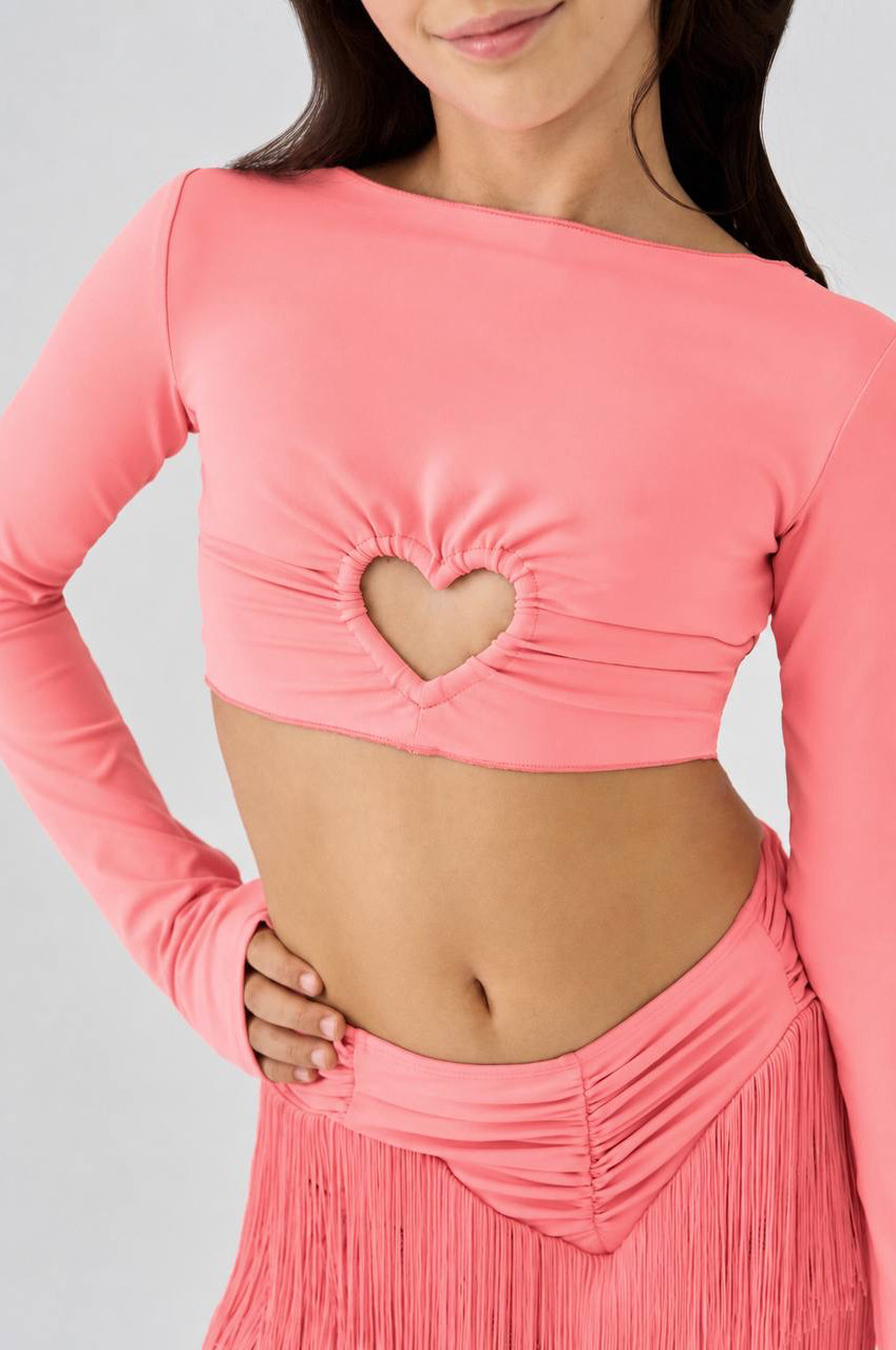 Топ Лавингли Флюр Кид для бальных танцев, цвет Розовый 