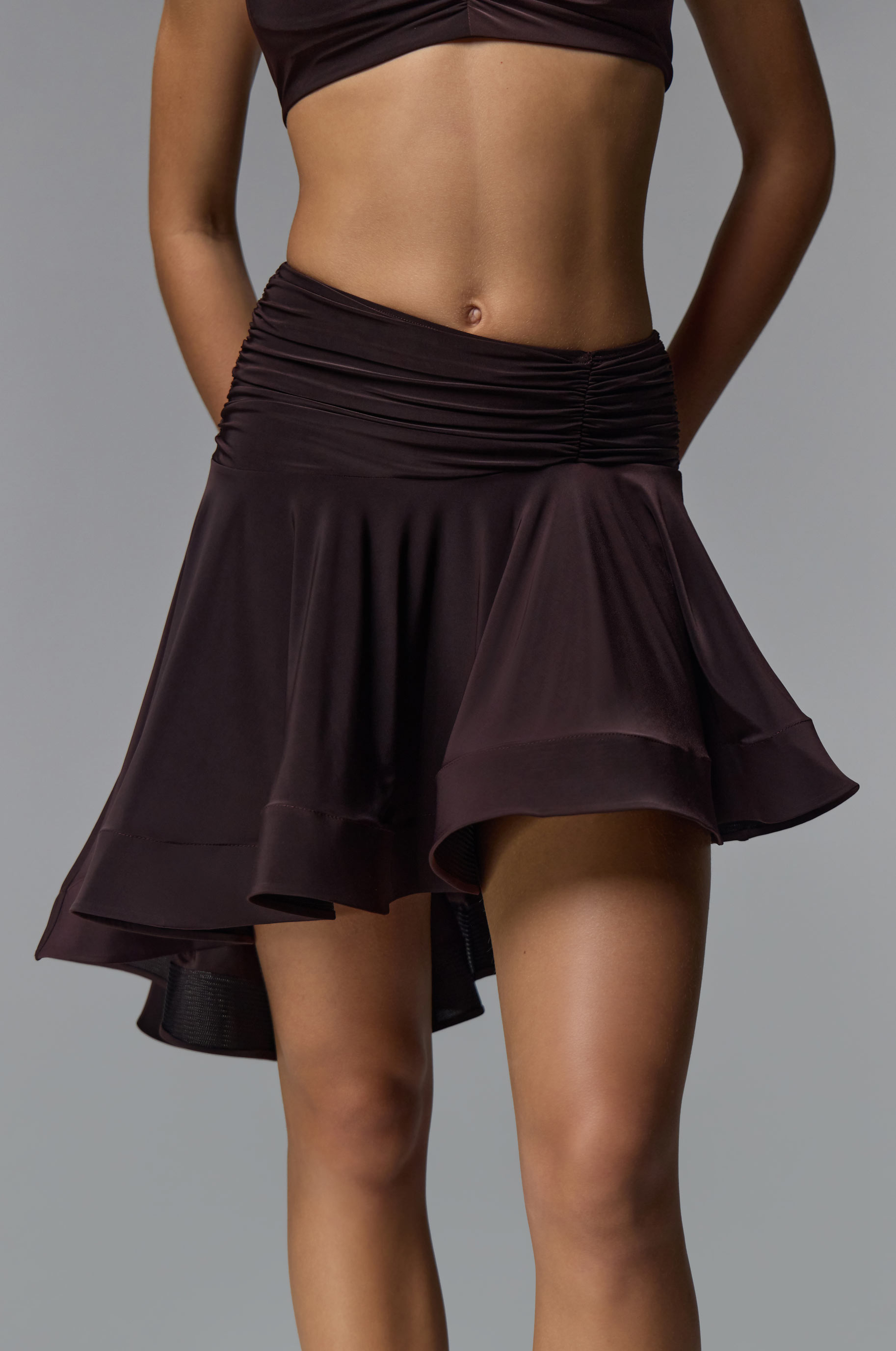 Юбка Kilt Brown для бальных танцев, цвет Коричневый 