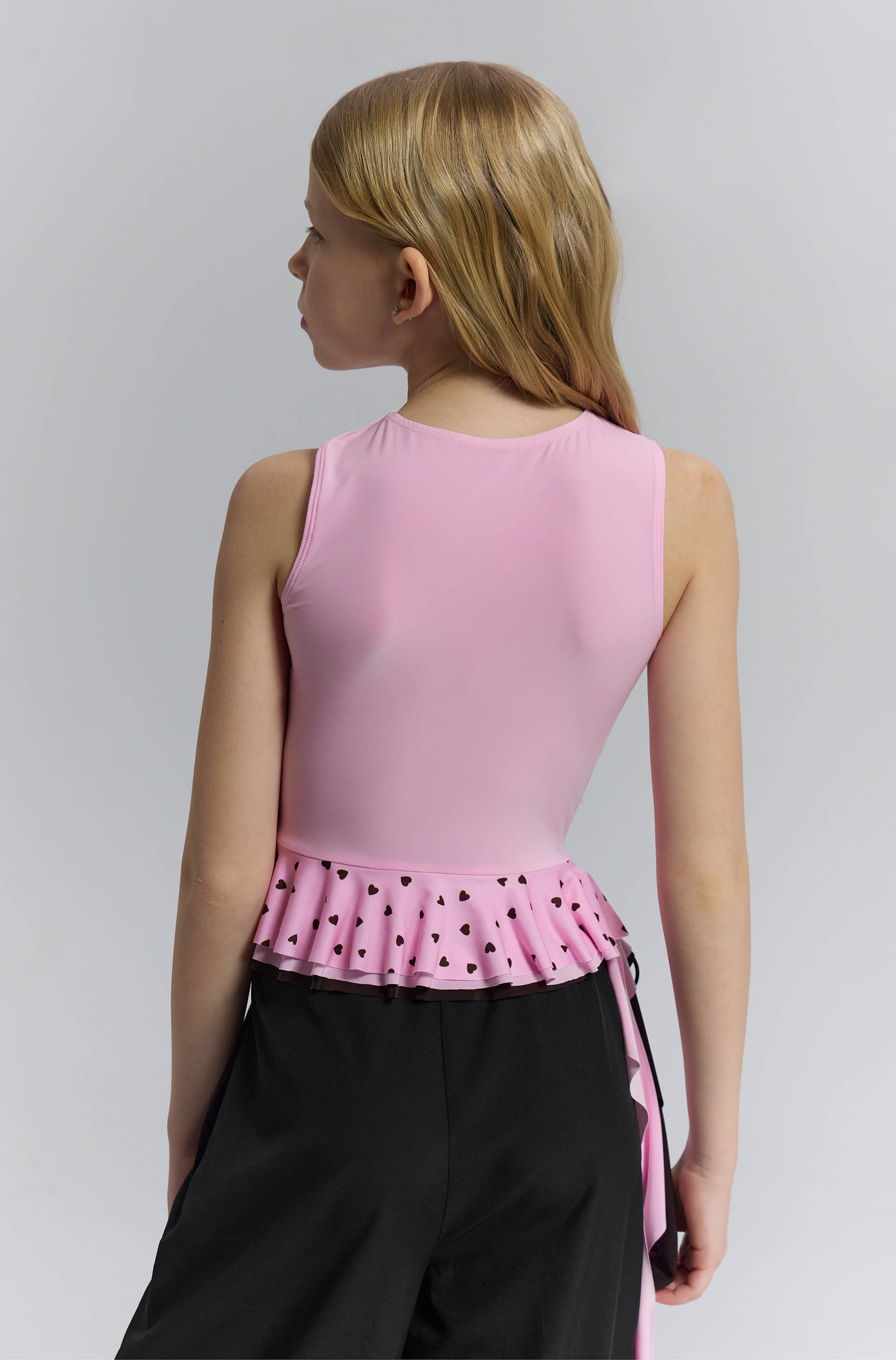 Топ Humble Pink Kid для бальных танцев, цвет Розовый 