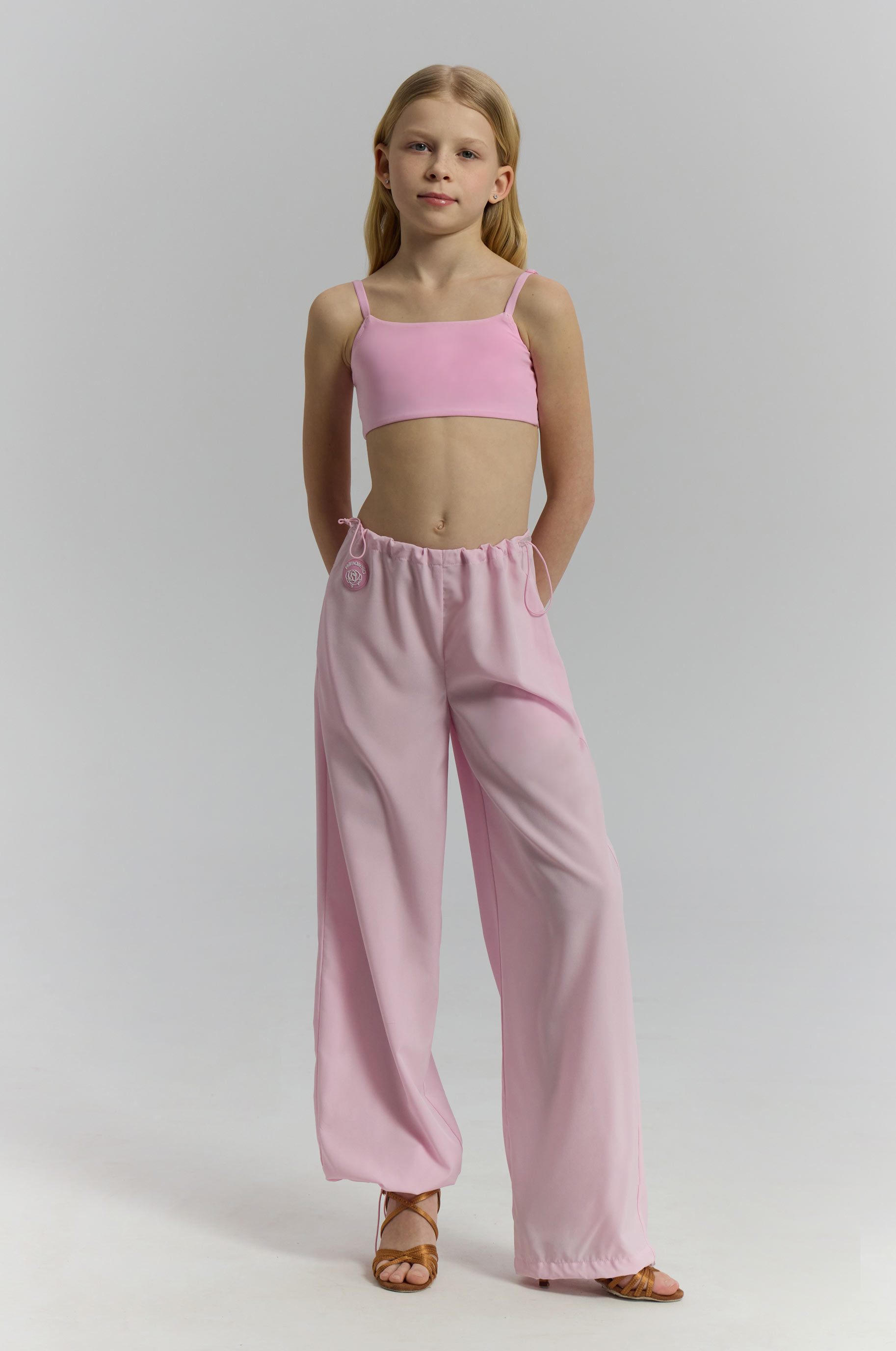 Топ Dawn Pink Kid для бальных танцев, цвет Розовый 