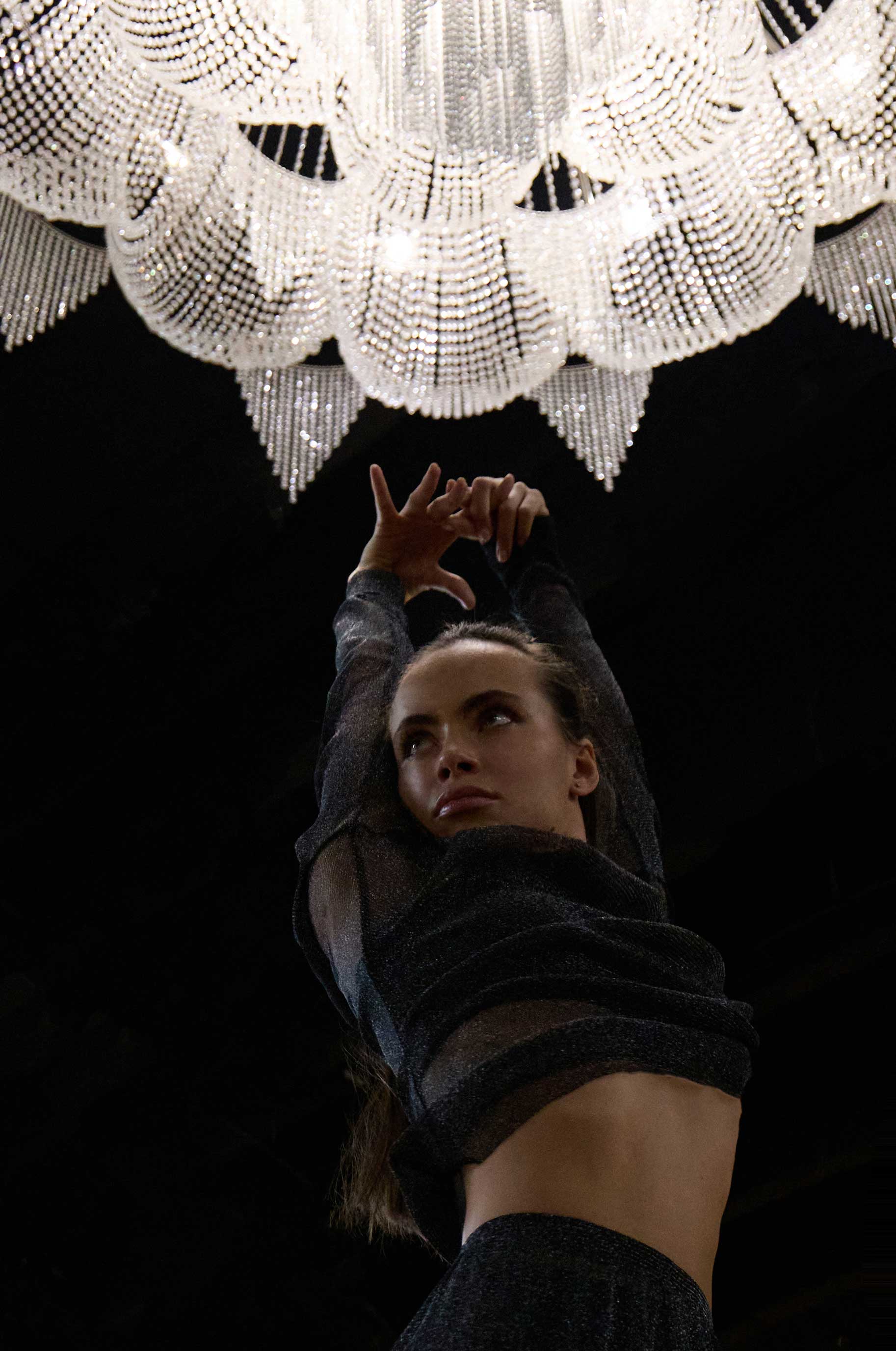 Лонгслив Brilliant для бальных танцев, цвет Черный 