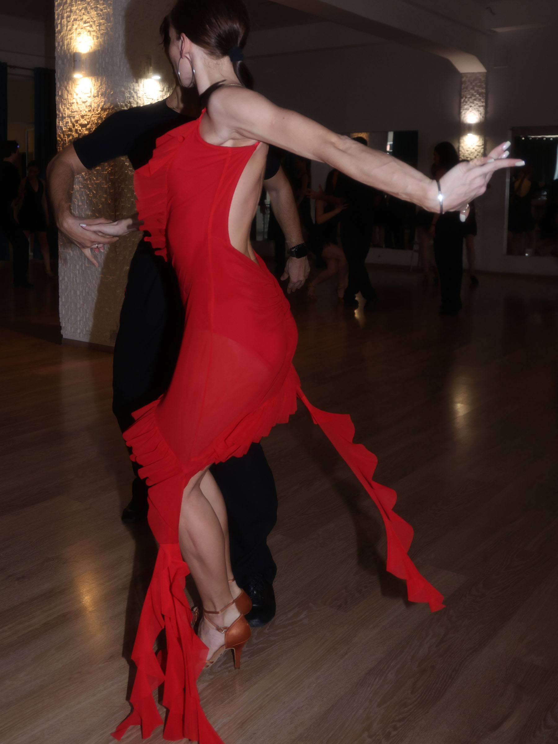 Платье Fuego Ardiente Red для бальных танцев, цвет Красный 