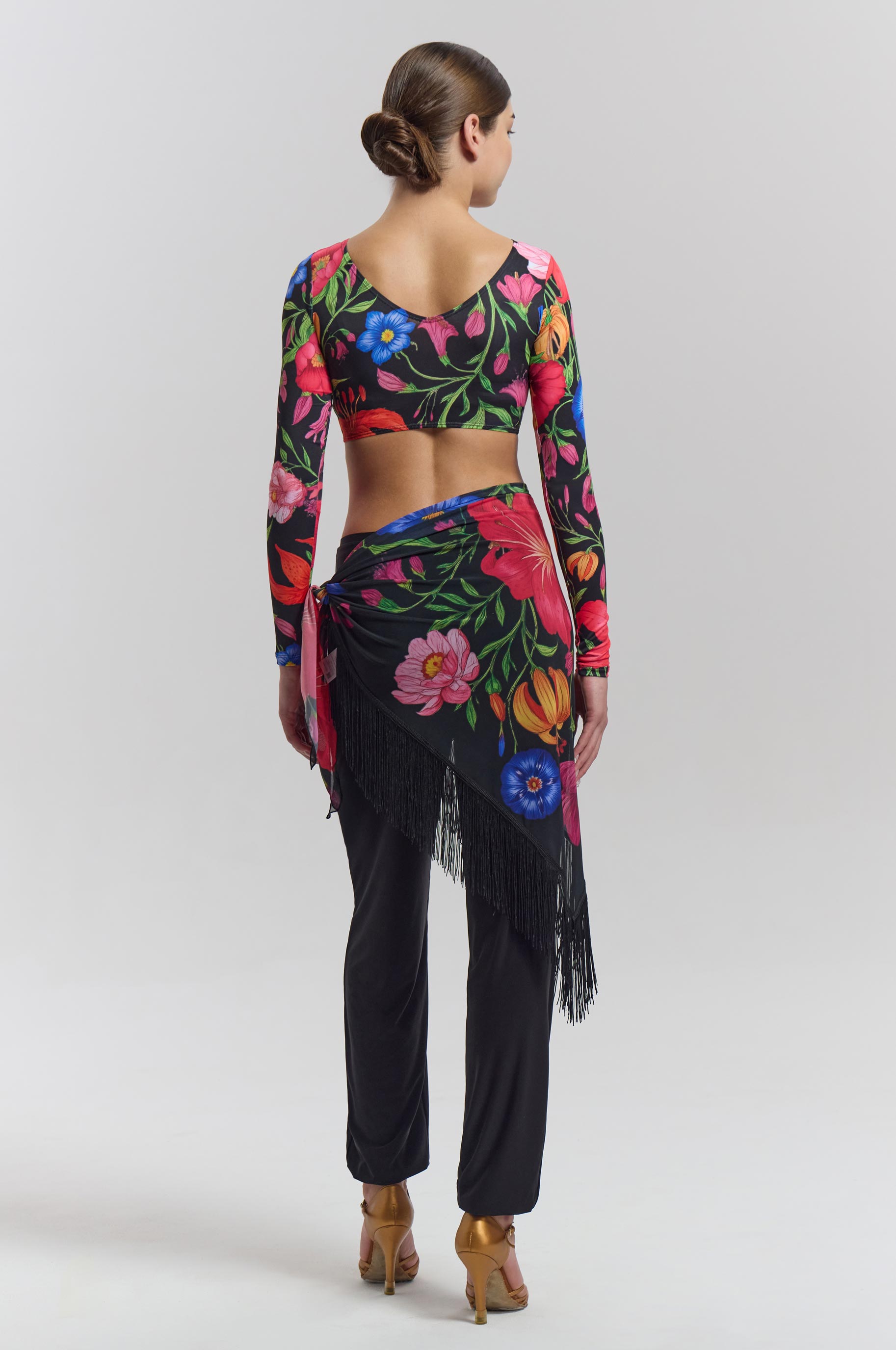 Платок Flora для бальных танцев, цвет Разноцветный 