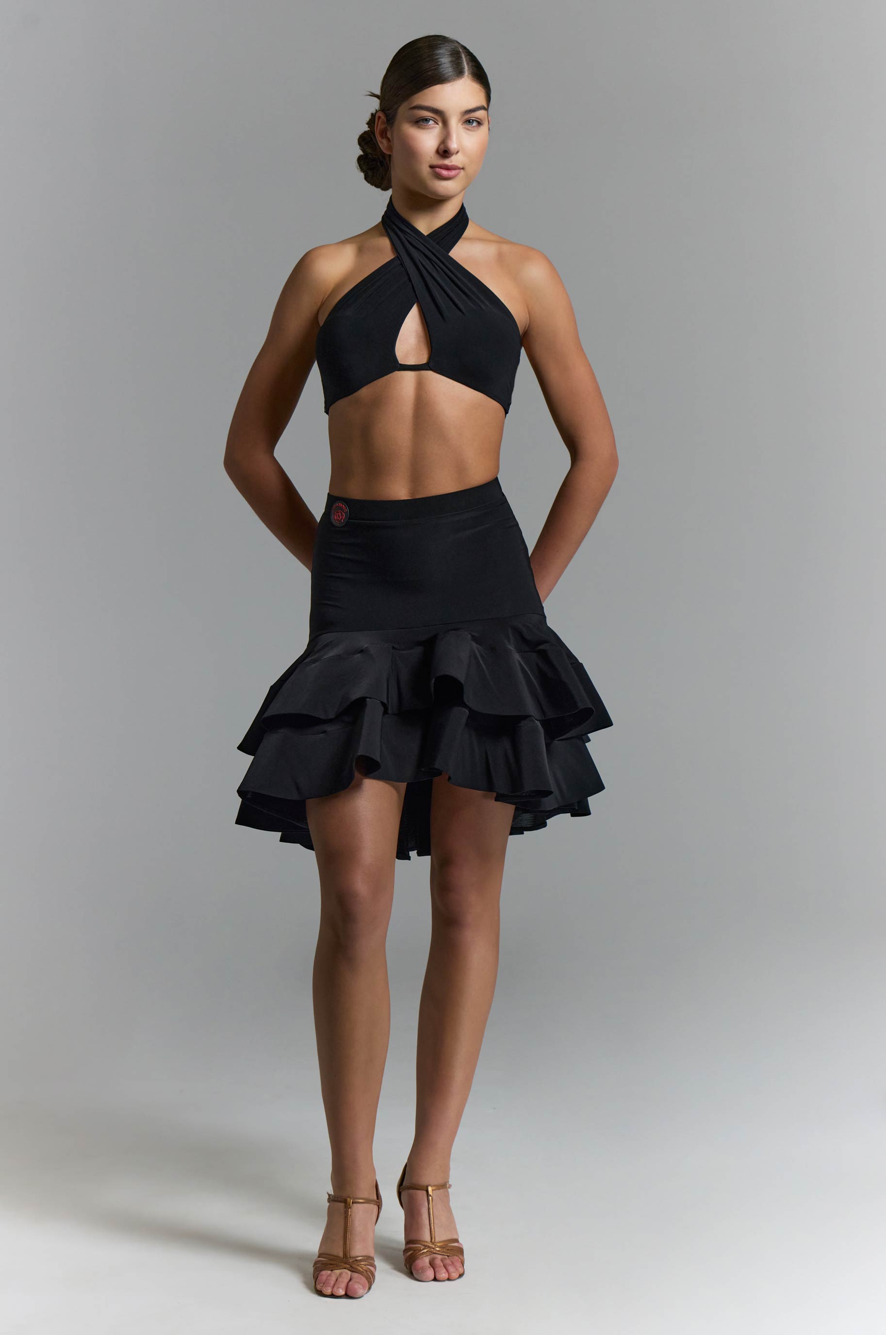 Юбка Beliche для бальных танцев, цвет Черный 