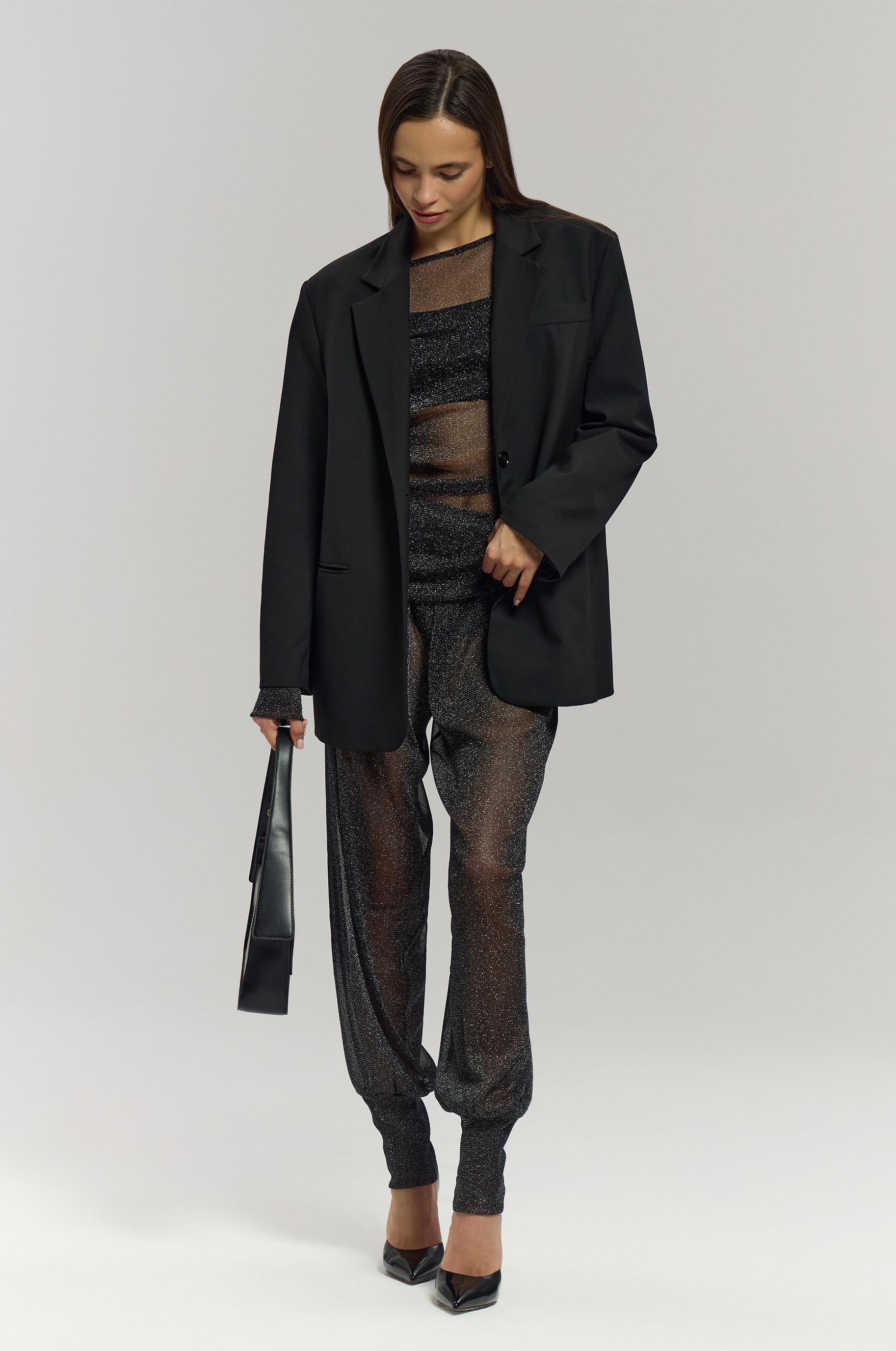 Лонгслив Brilliant для бальных танцев, цвет Черный 