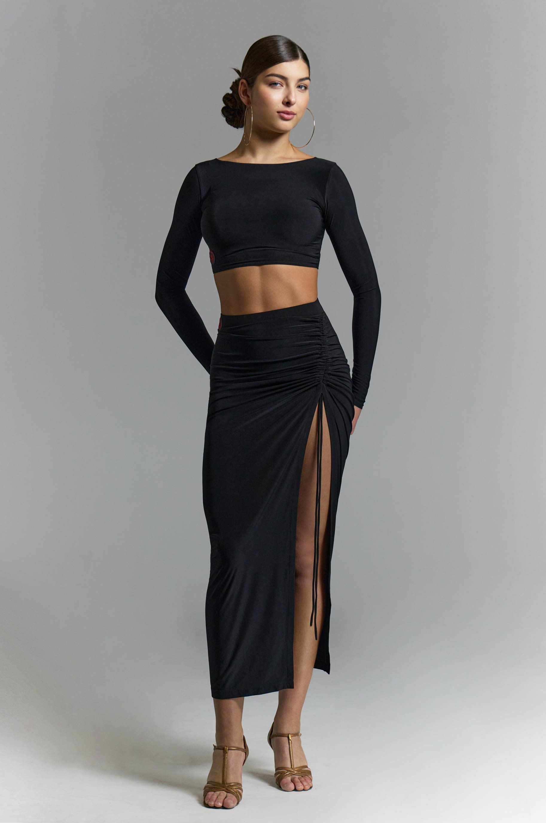 Топ Cutie Solid для бальных танцев, цвет Черный 