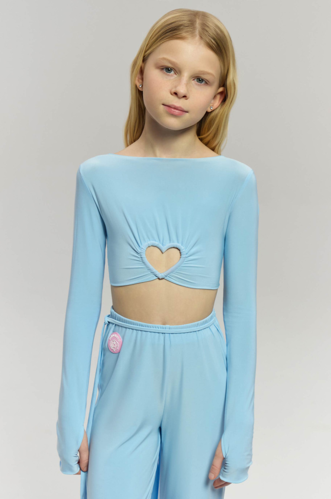 Top Lovingly Blue Kid