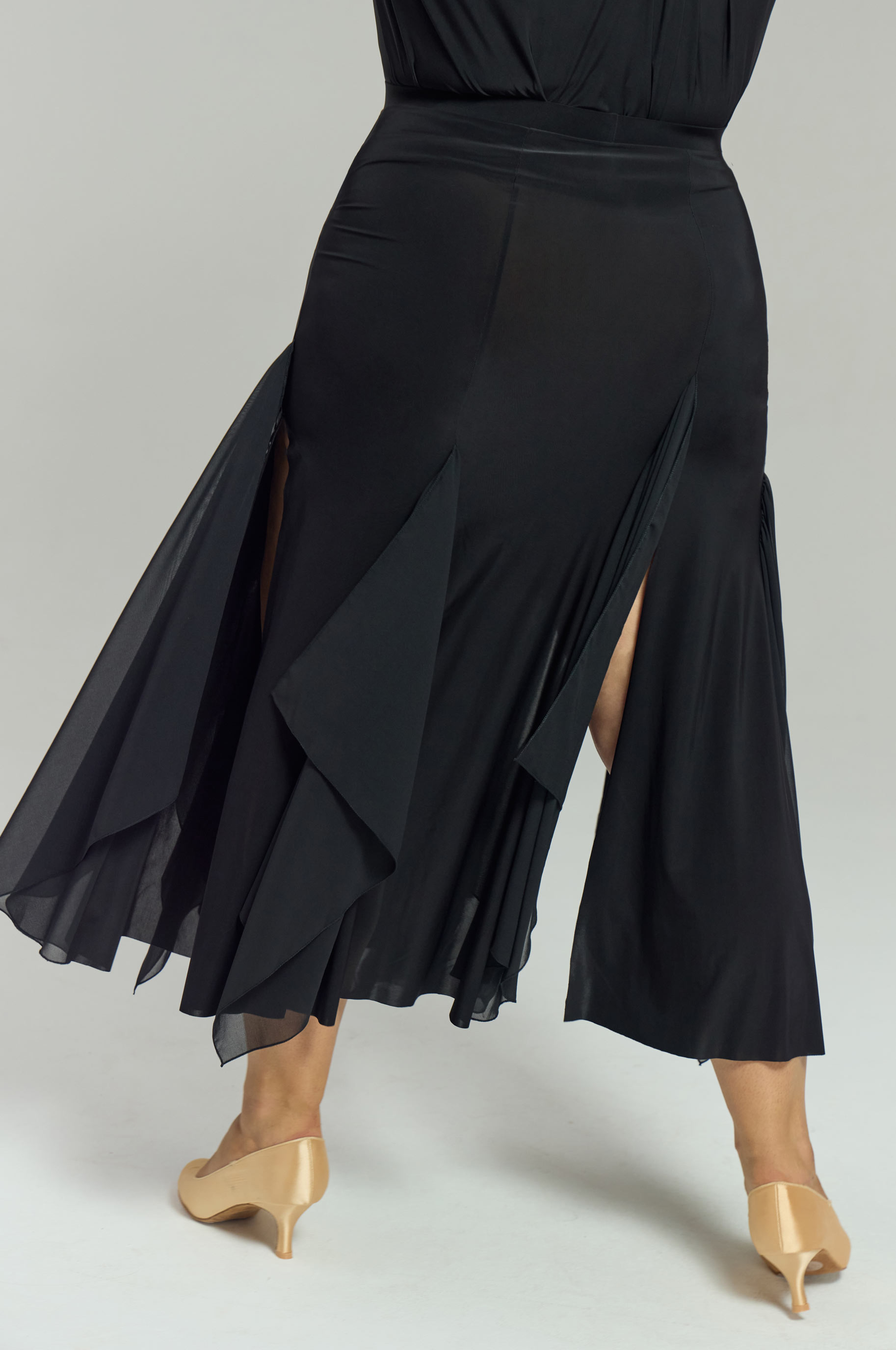 Юбка Harlem для бальных танцев, цвет Черный 