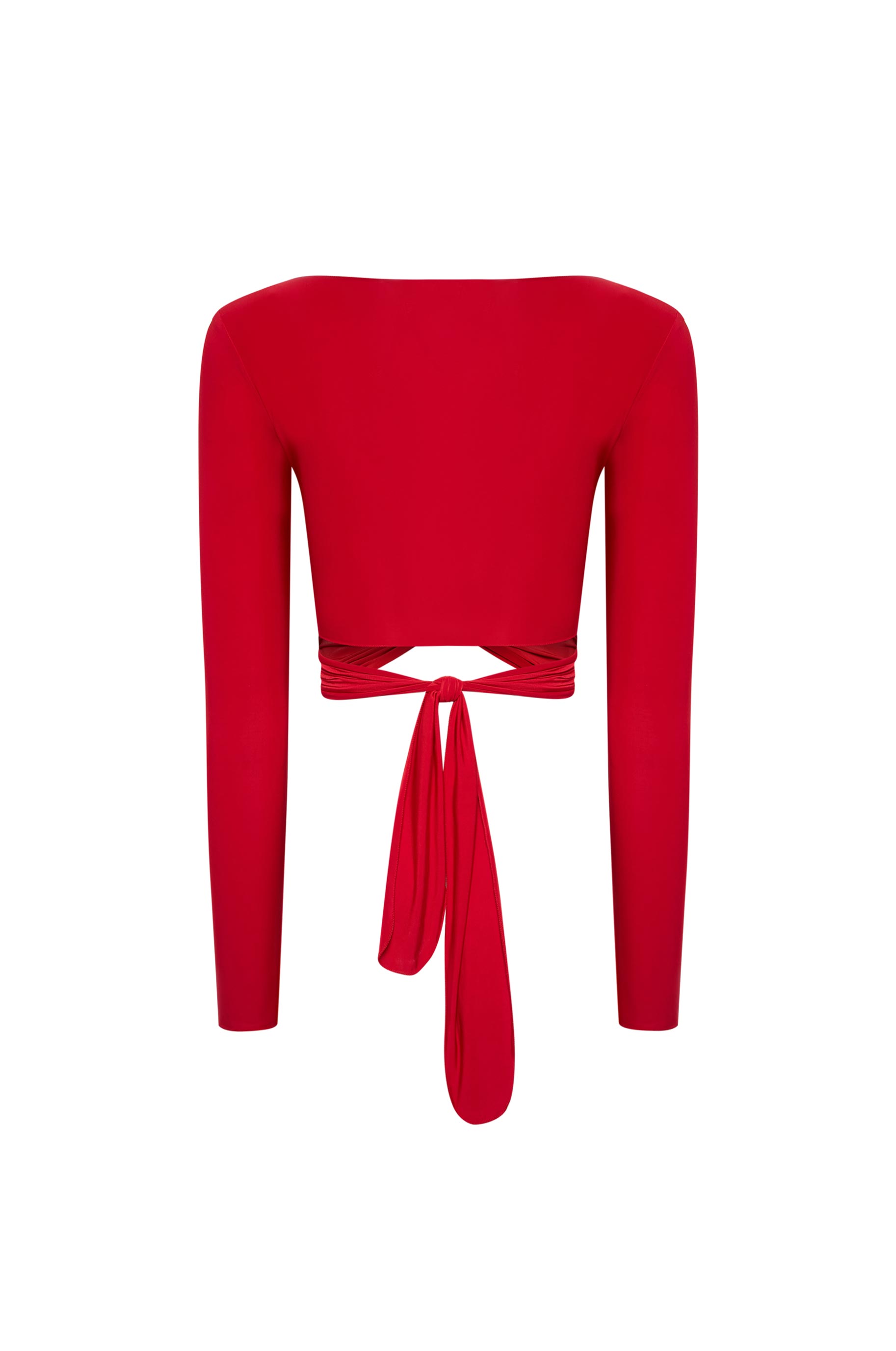 Топ Bolero Red для бальных танцев, цвет Красный 