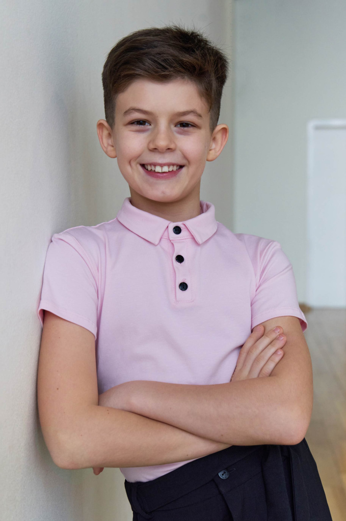 T-Shirt Polo Pink Kid