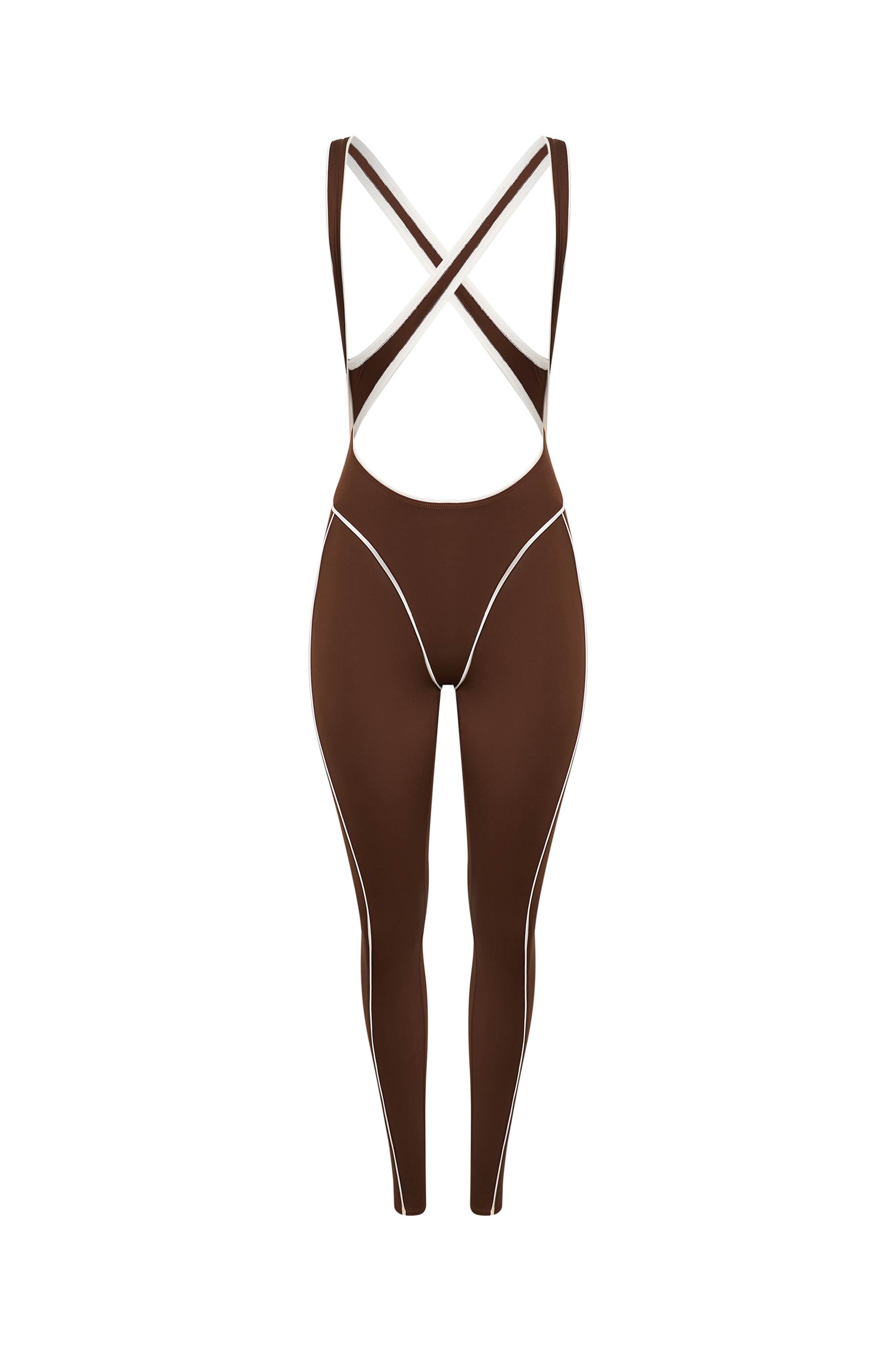 Комбинезон Seductive Curves для бальных танцев, цвет Шоколадный 