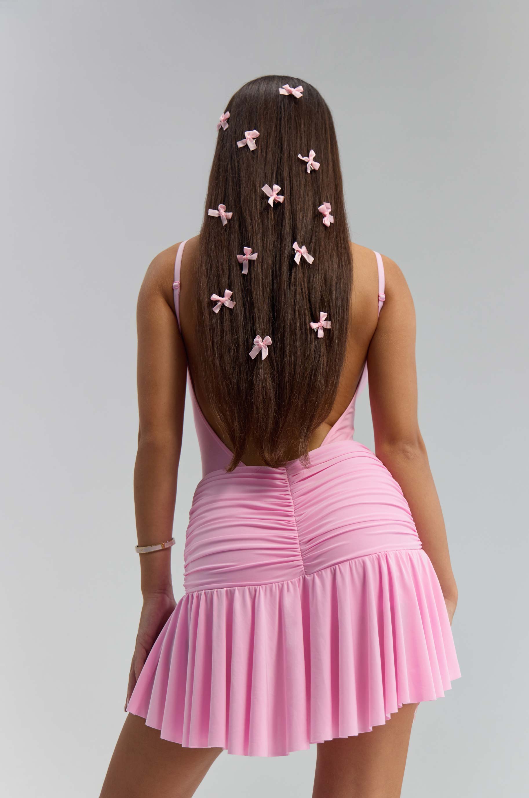 Боди Luminosa Pink для бальных танцев, цвет Розовый 