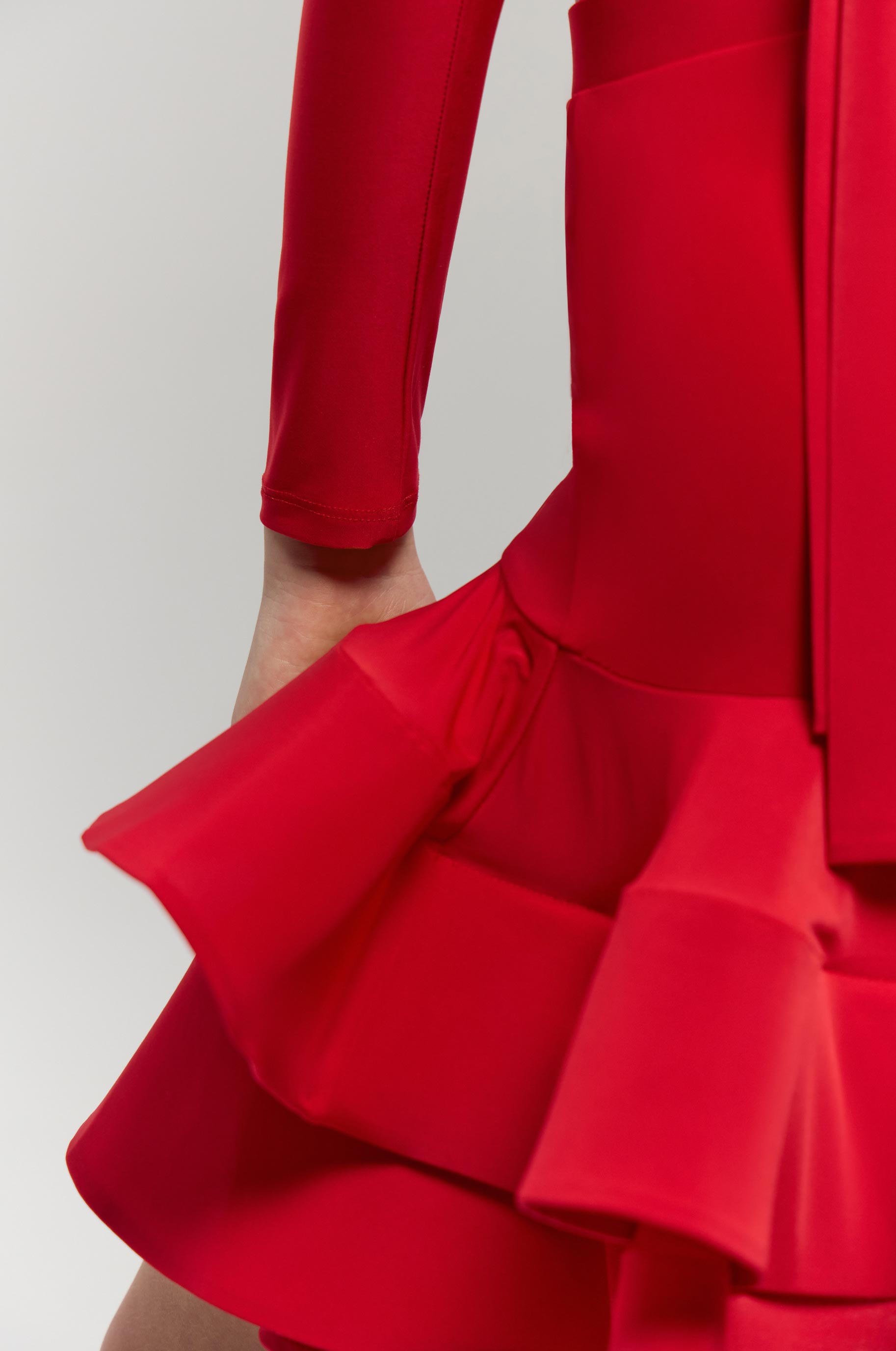 Юбка Beliche Red Kid для бальных танцев, цвет Красный 