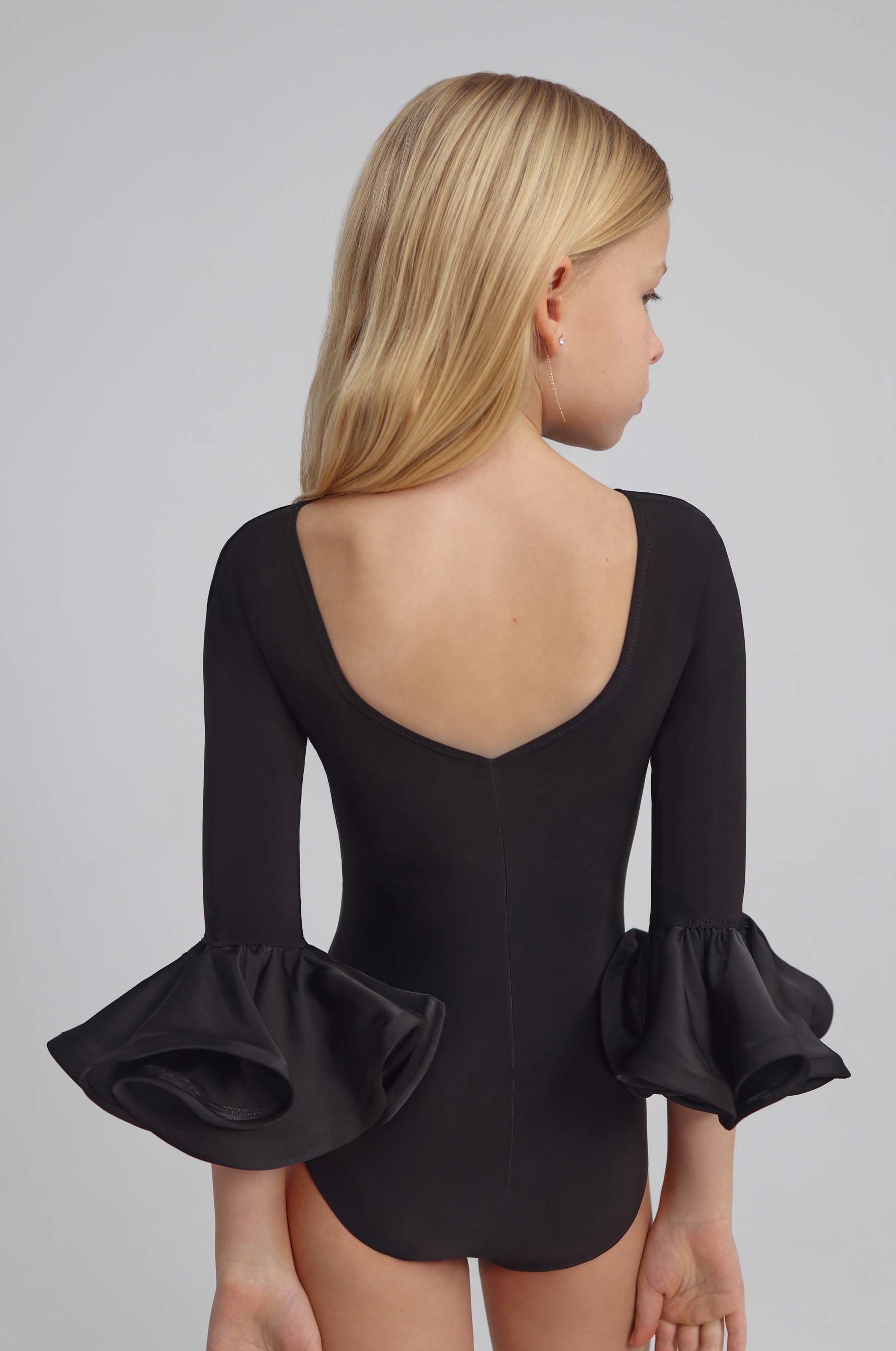 Боди Mix Kid для бальных танцев, цвет Черный 