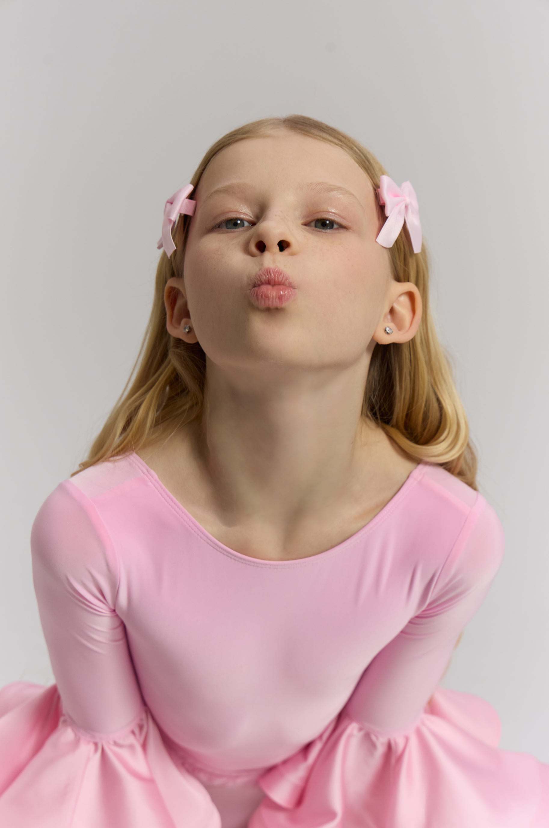 Боди Mix Pink Kid для бальных танцев, цвет Розовый 