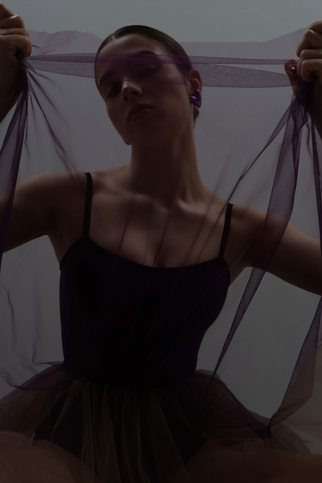 Юбка Releve Violet для бальных танцев, цвет Фиолетовый 