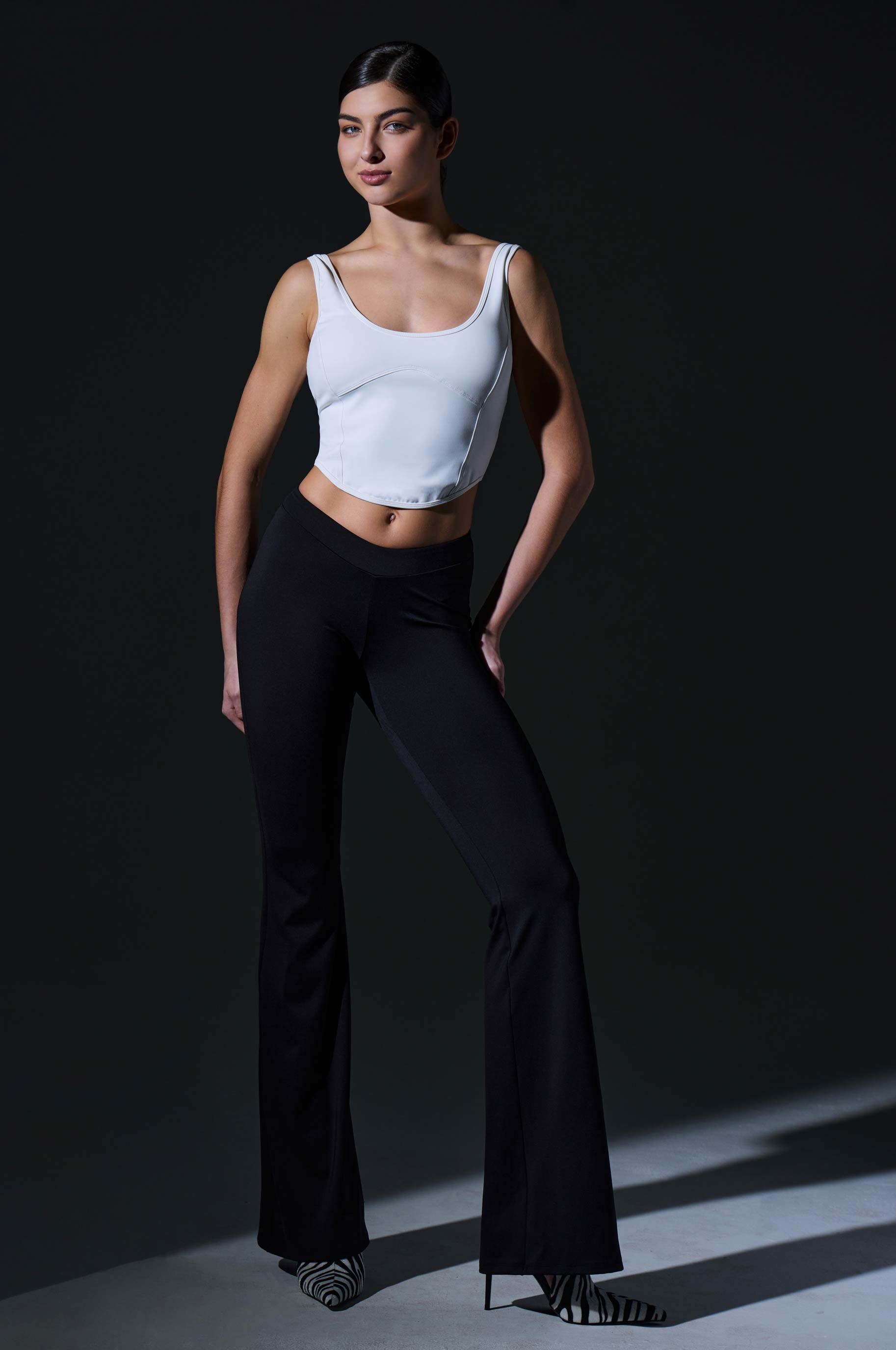 Брюки Люмен для бальных танцев, цвет Черный 