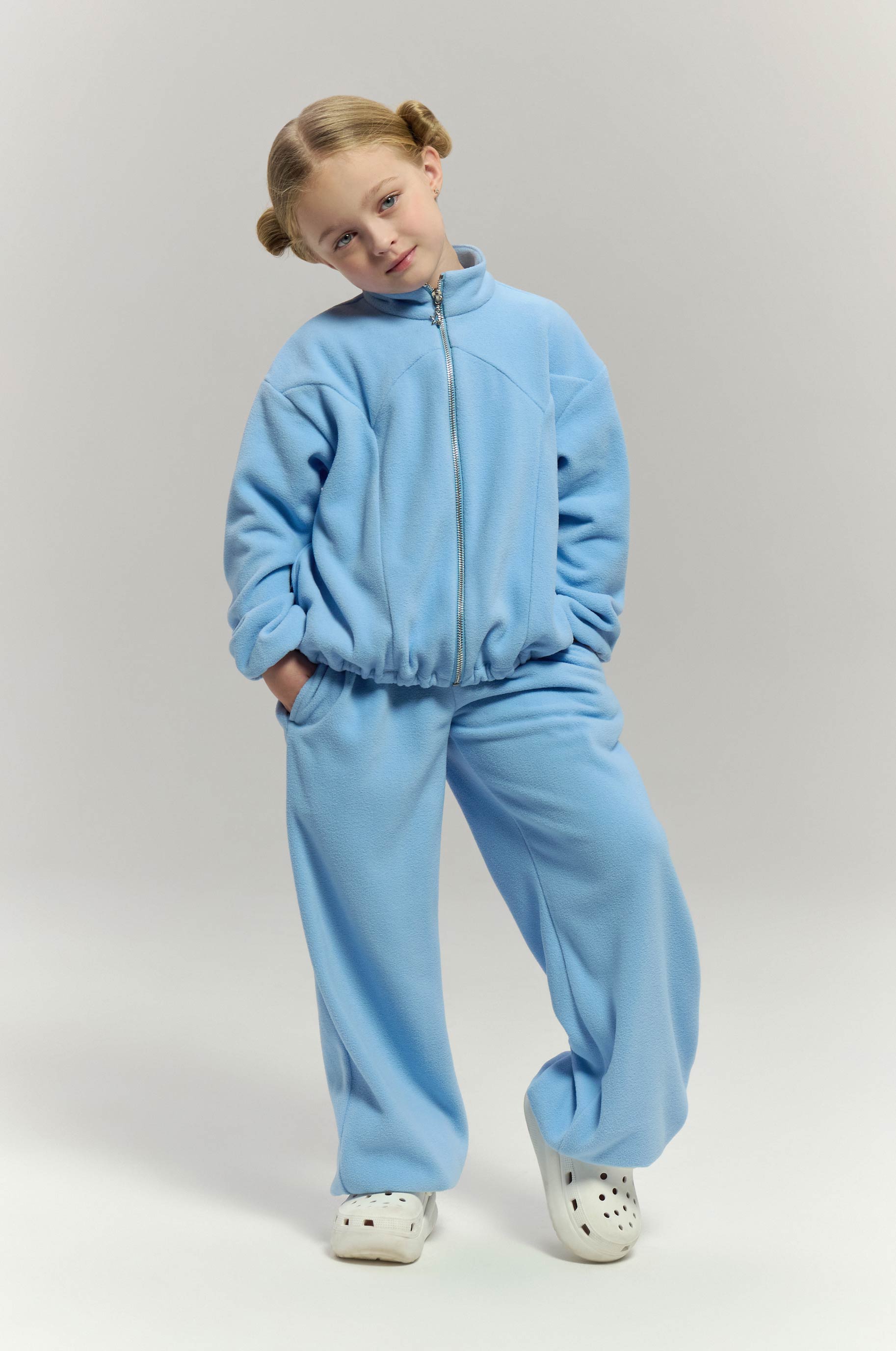 Брюки Plush Kid для бальных танцев, цвет Синий 