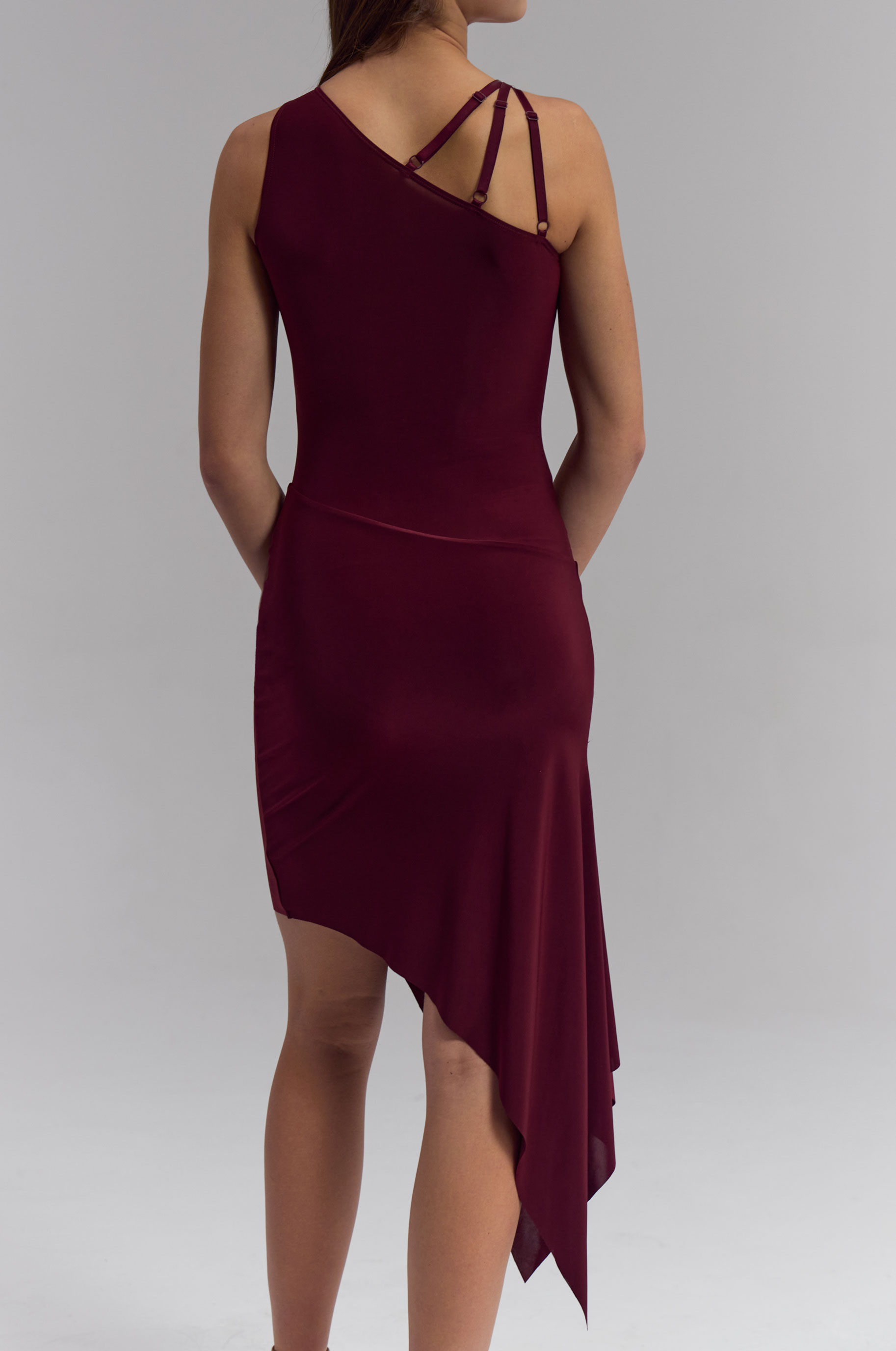 Платье Wild Burgund для бальных танцев, цвет Красный 