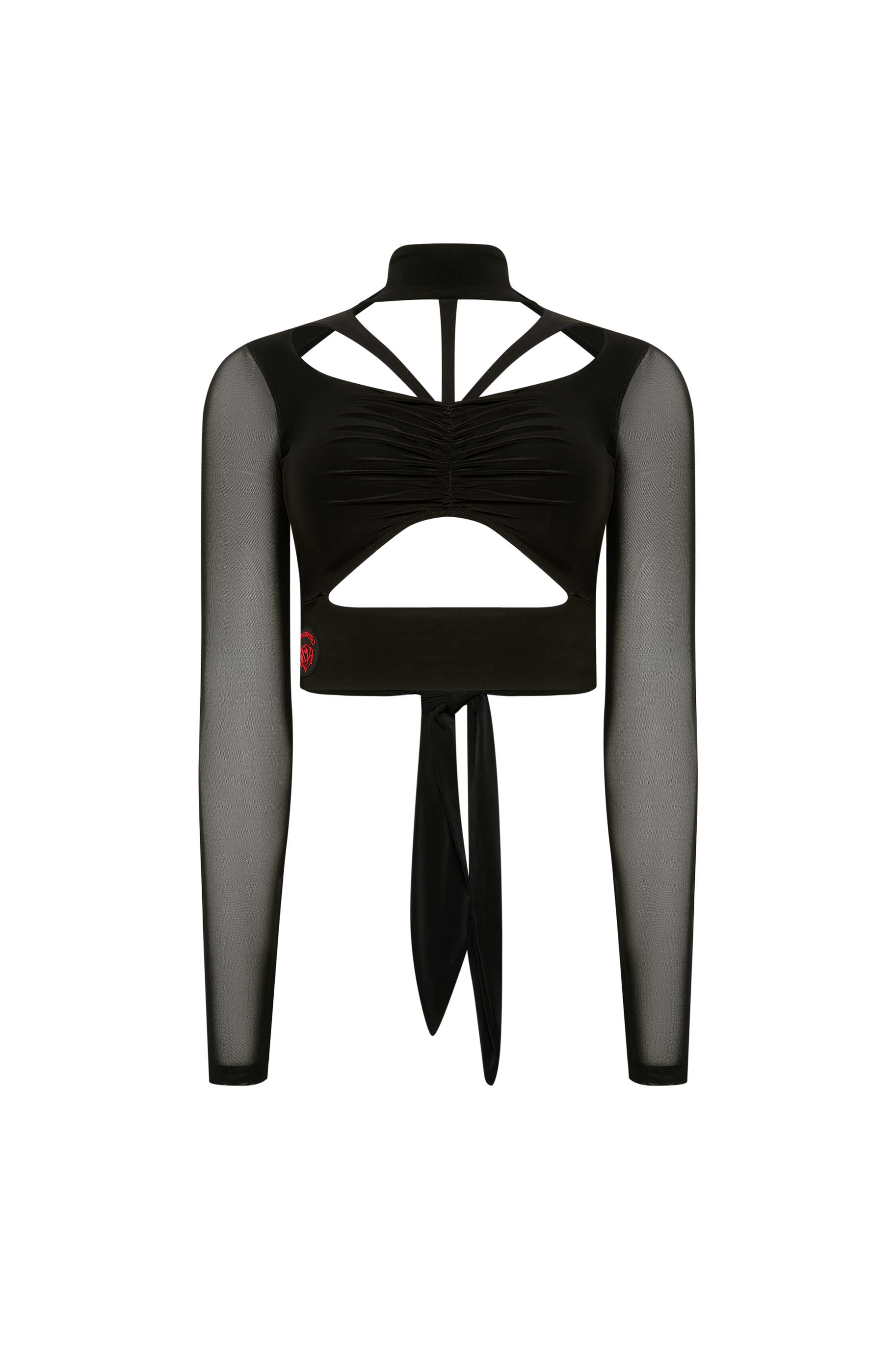 Топ Riscante для бальных танцев, цвет Черный 