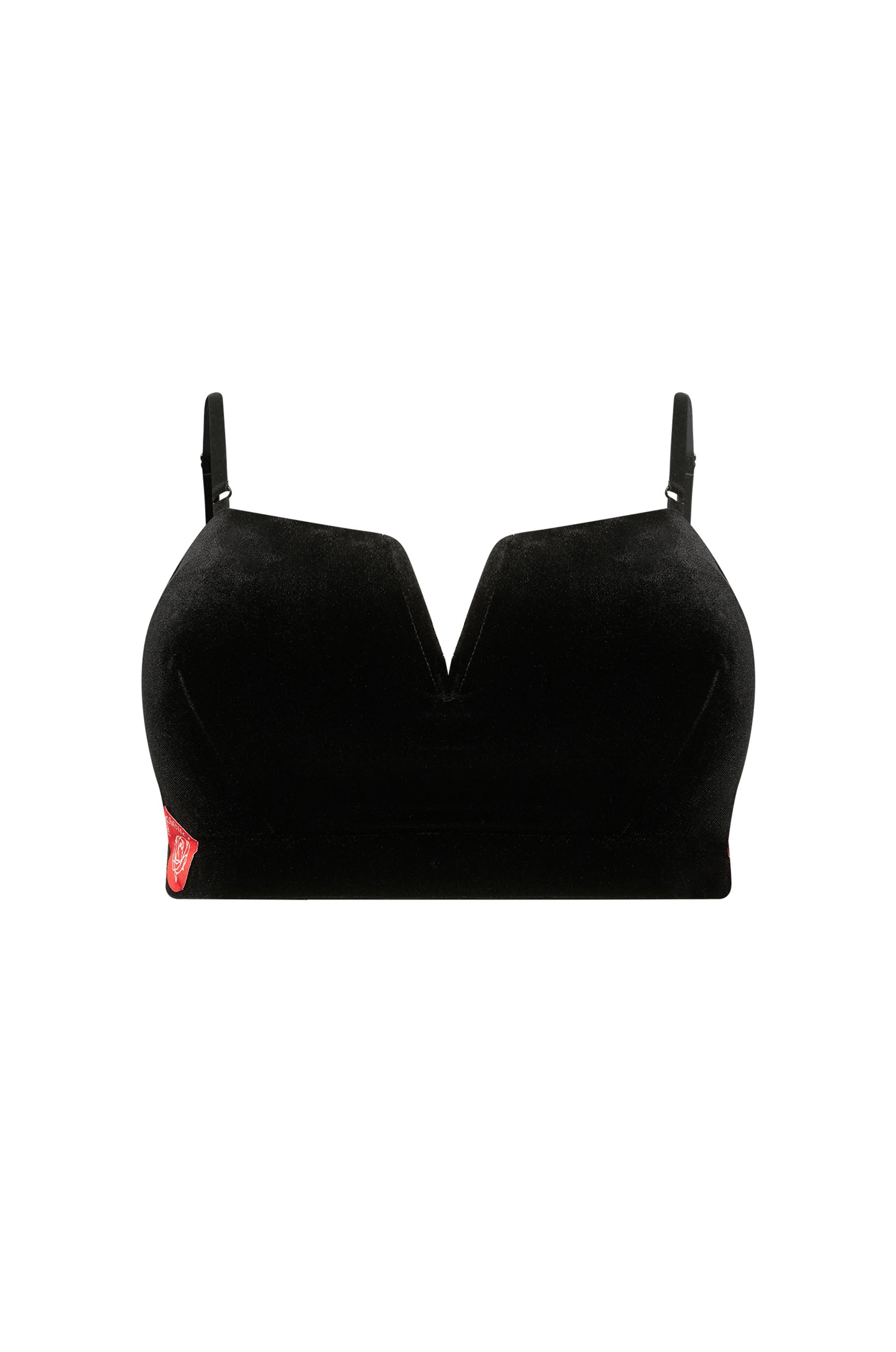 Топ Velur для бальных танцев, цвет Черный 