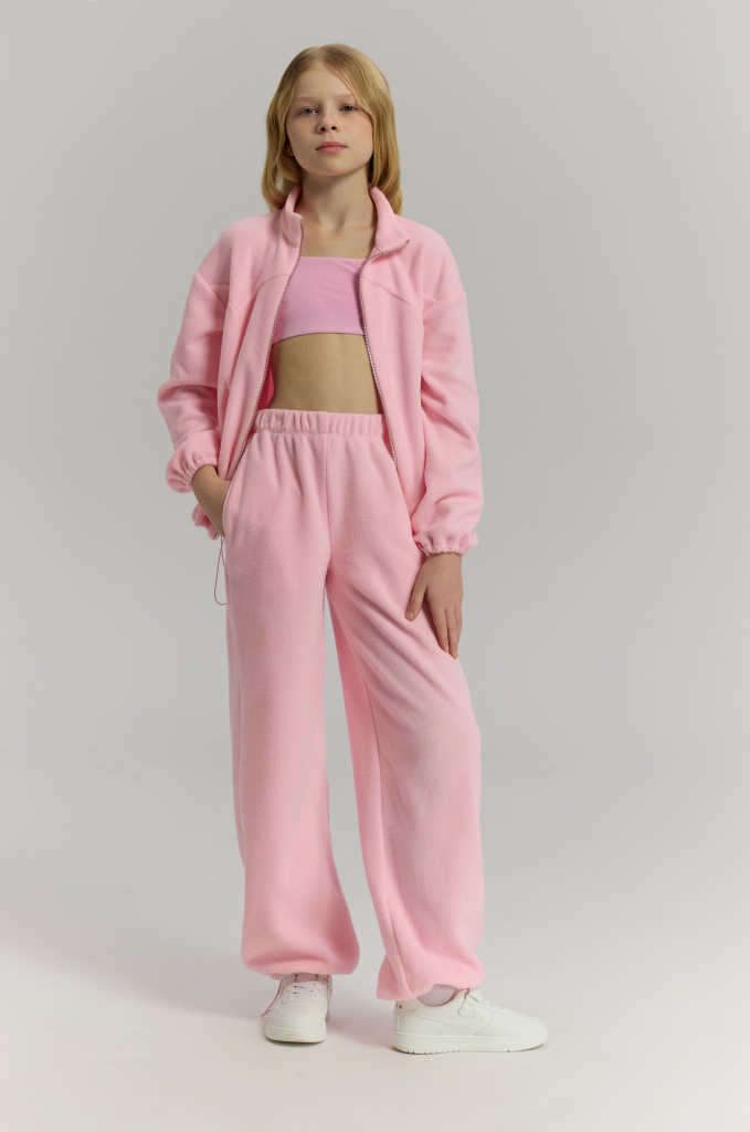 Trousers Plush Pink Kid