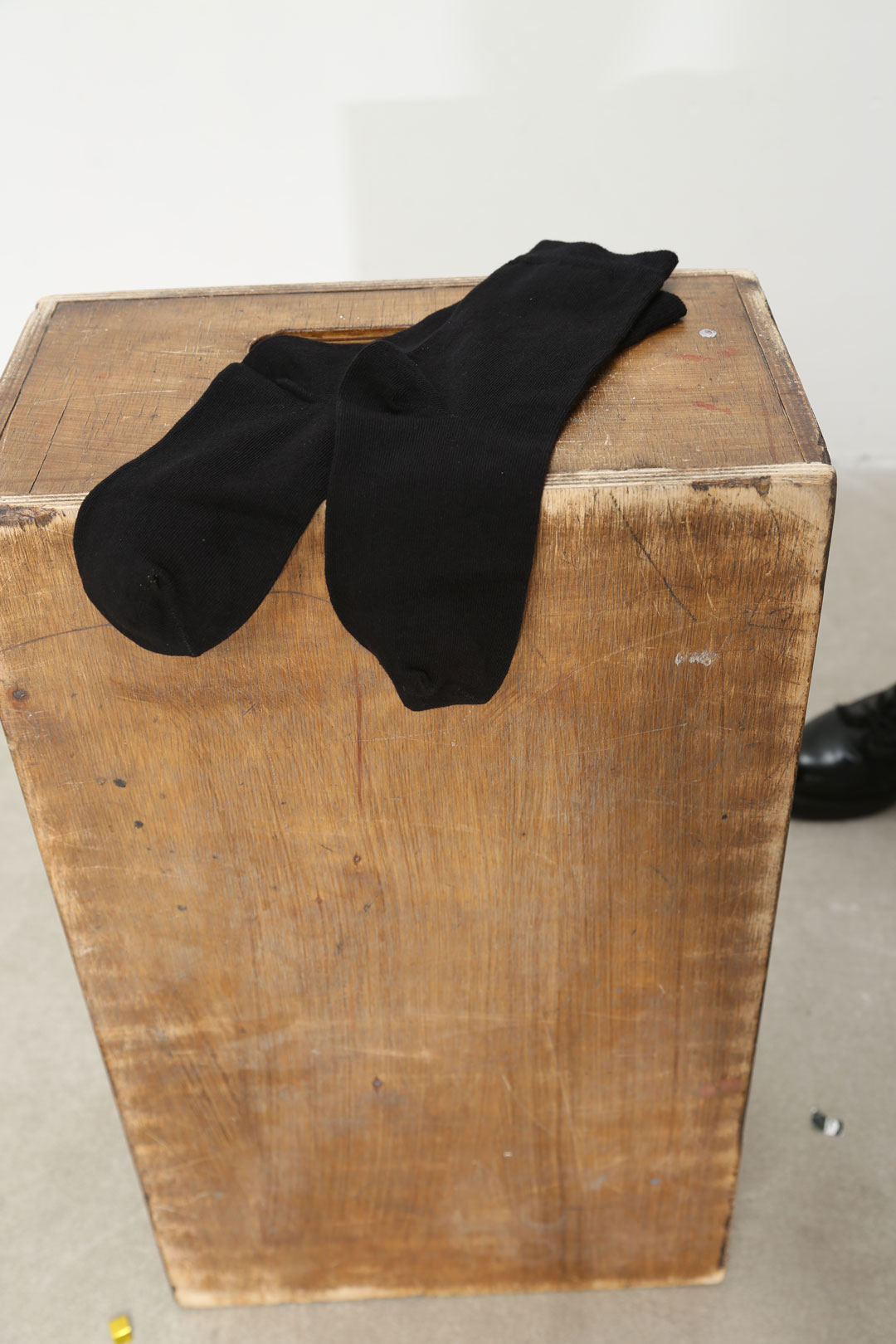 Носки мужские для бальных танцев, цвет Черный 