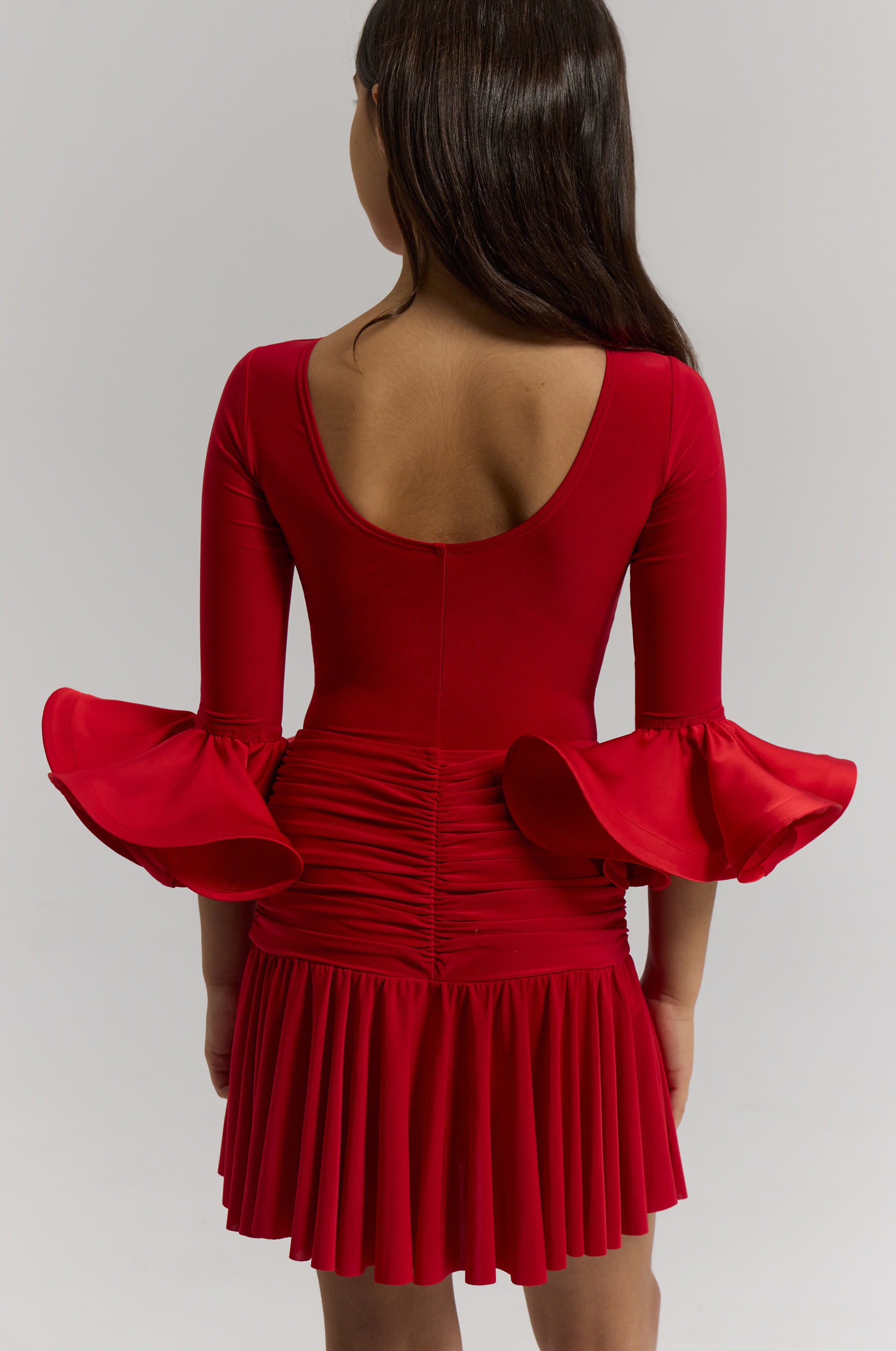 Боди Mix Red Kid для бальных танцев, цвет Красный 