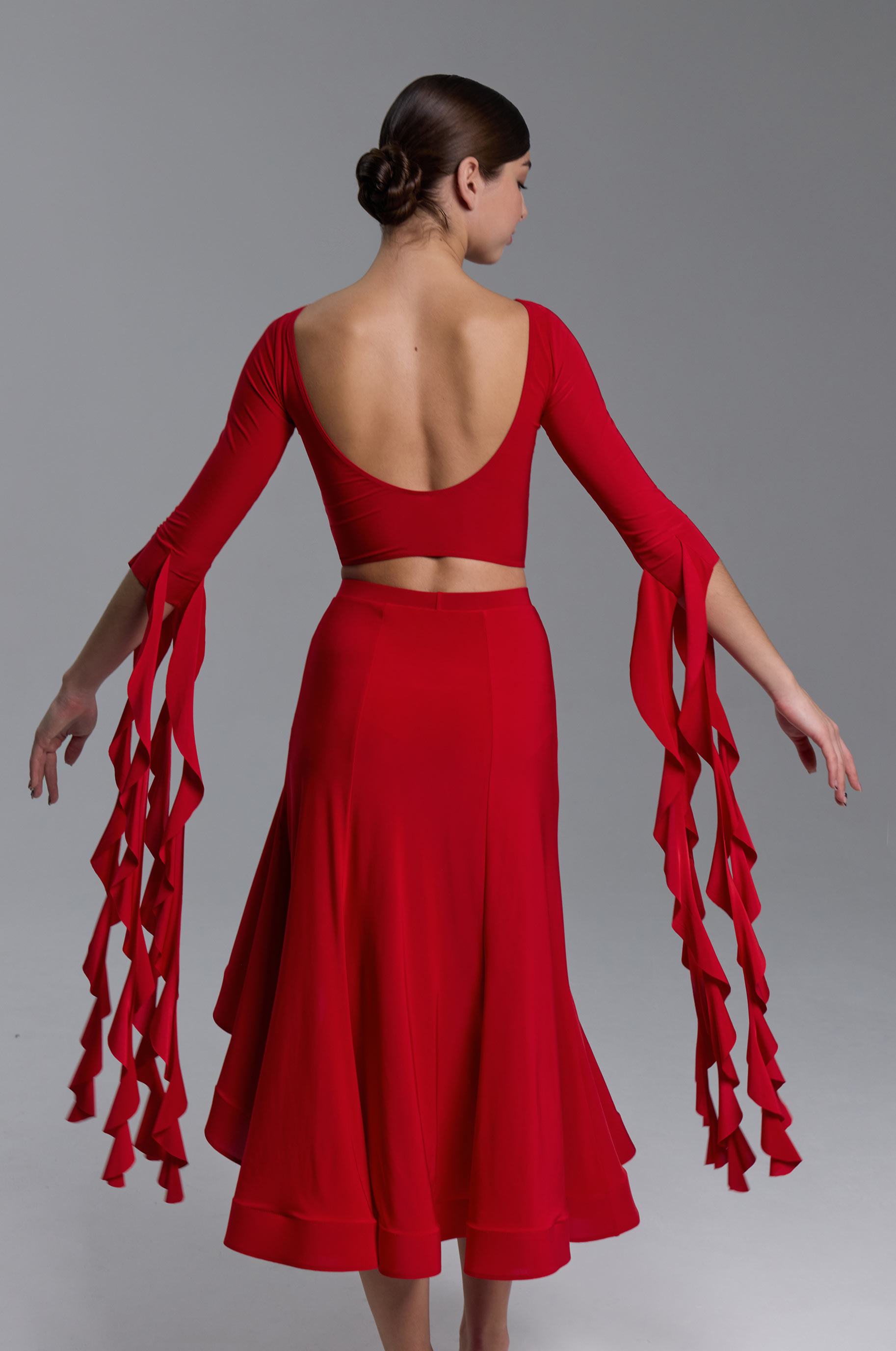 Топ Серенада для бальных танцев, цвет Красный 