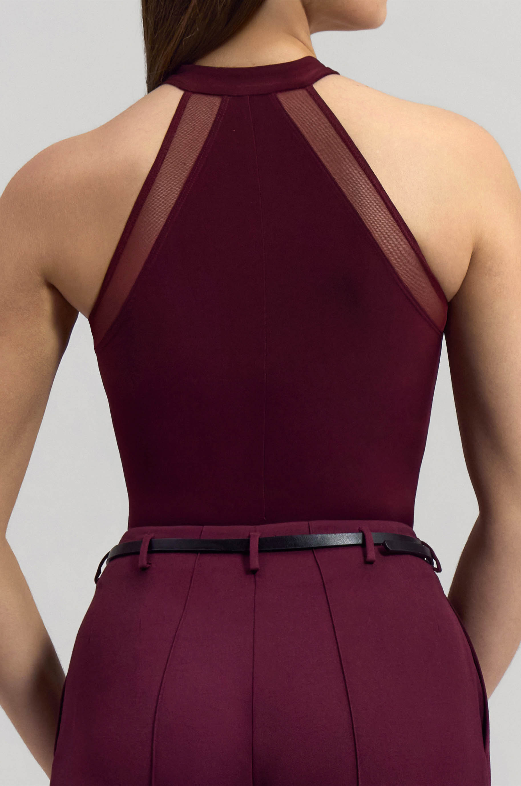Боди Unity для бальных танцев, цвет Бордовый 
