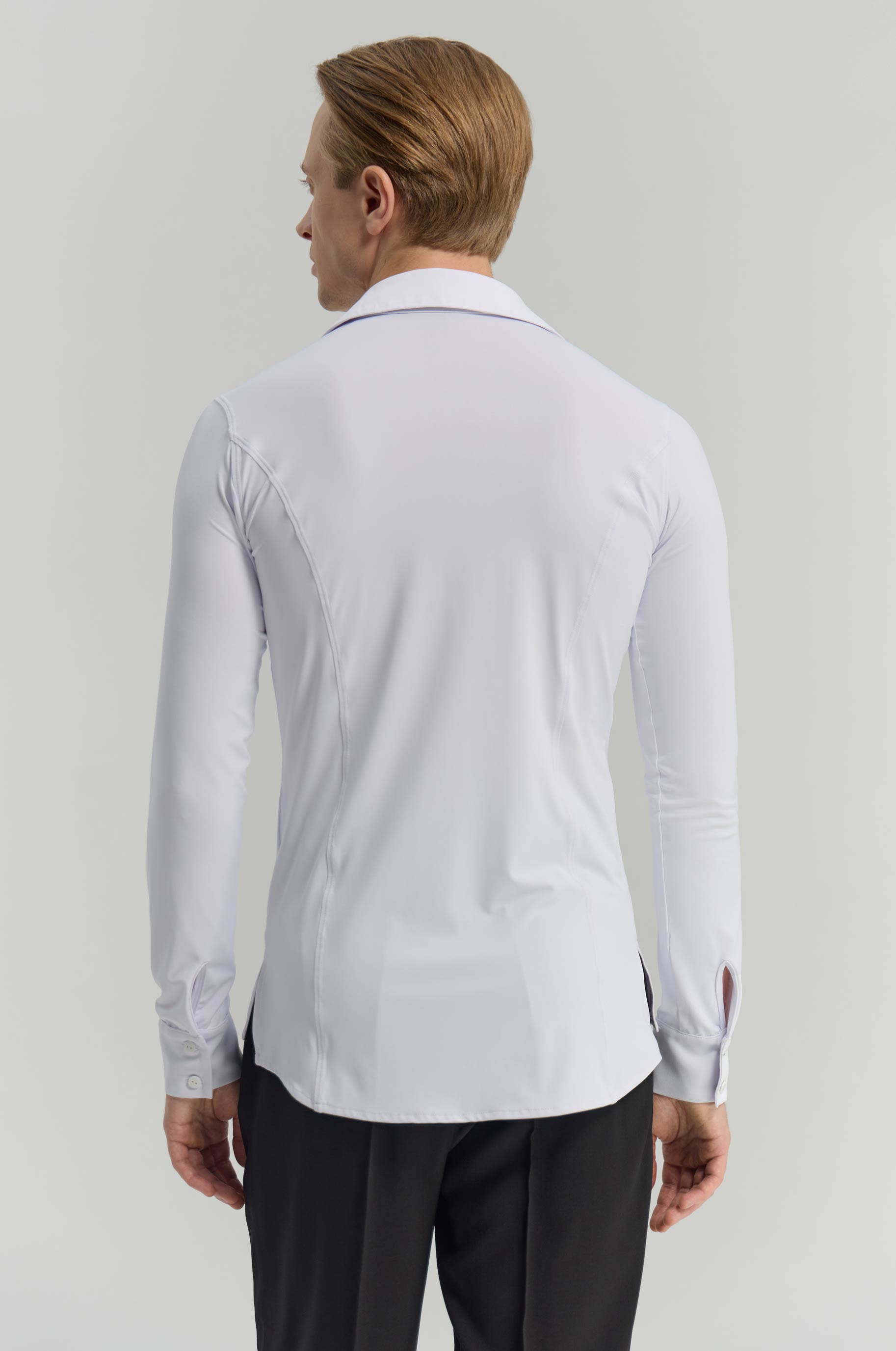 Рубашка Silky White для бальных танцев, цвет Черный 