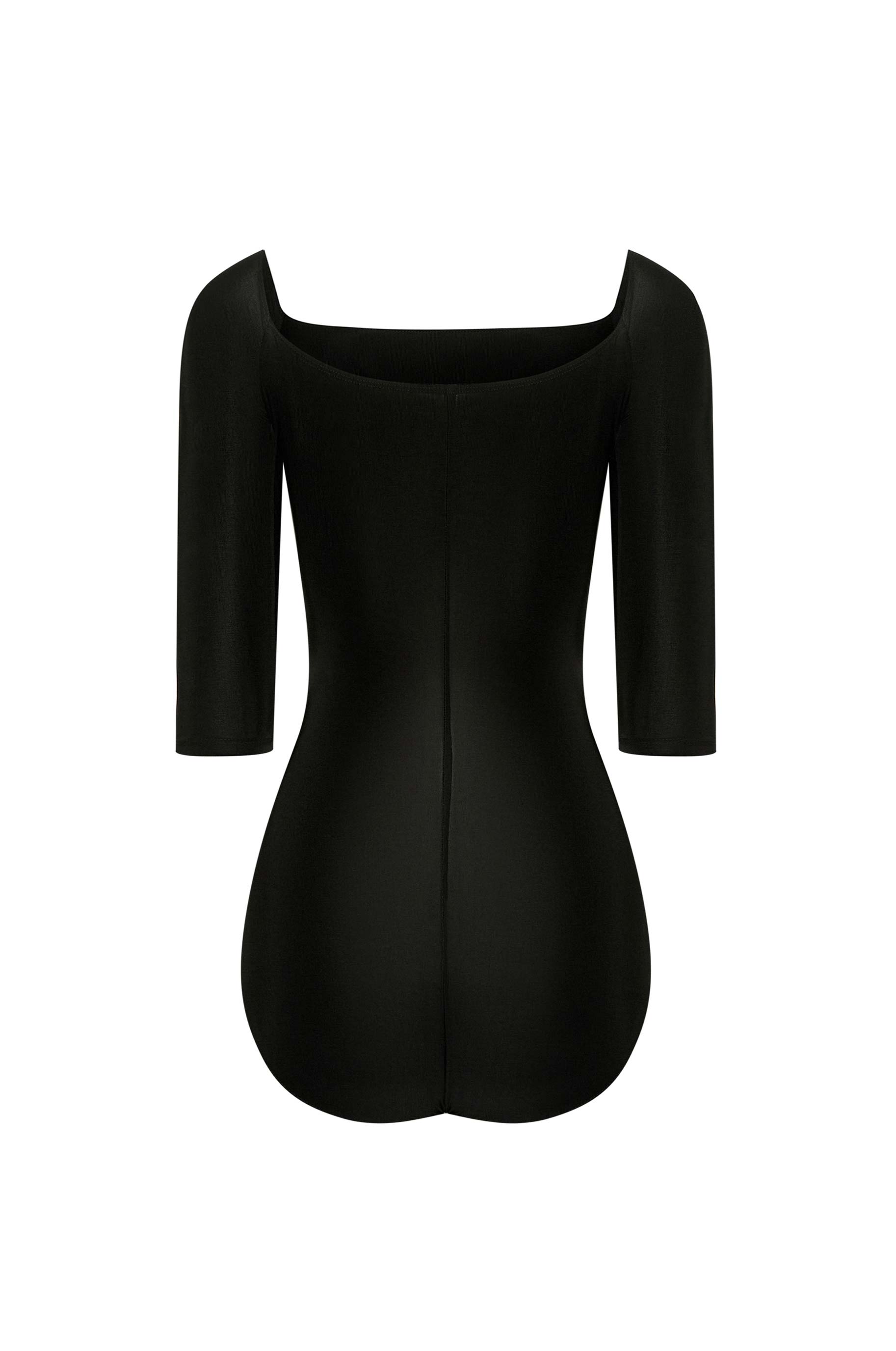 Боди Abrir для бальных танцев, цвет Черный 