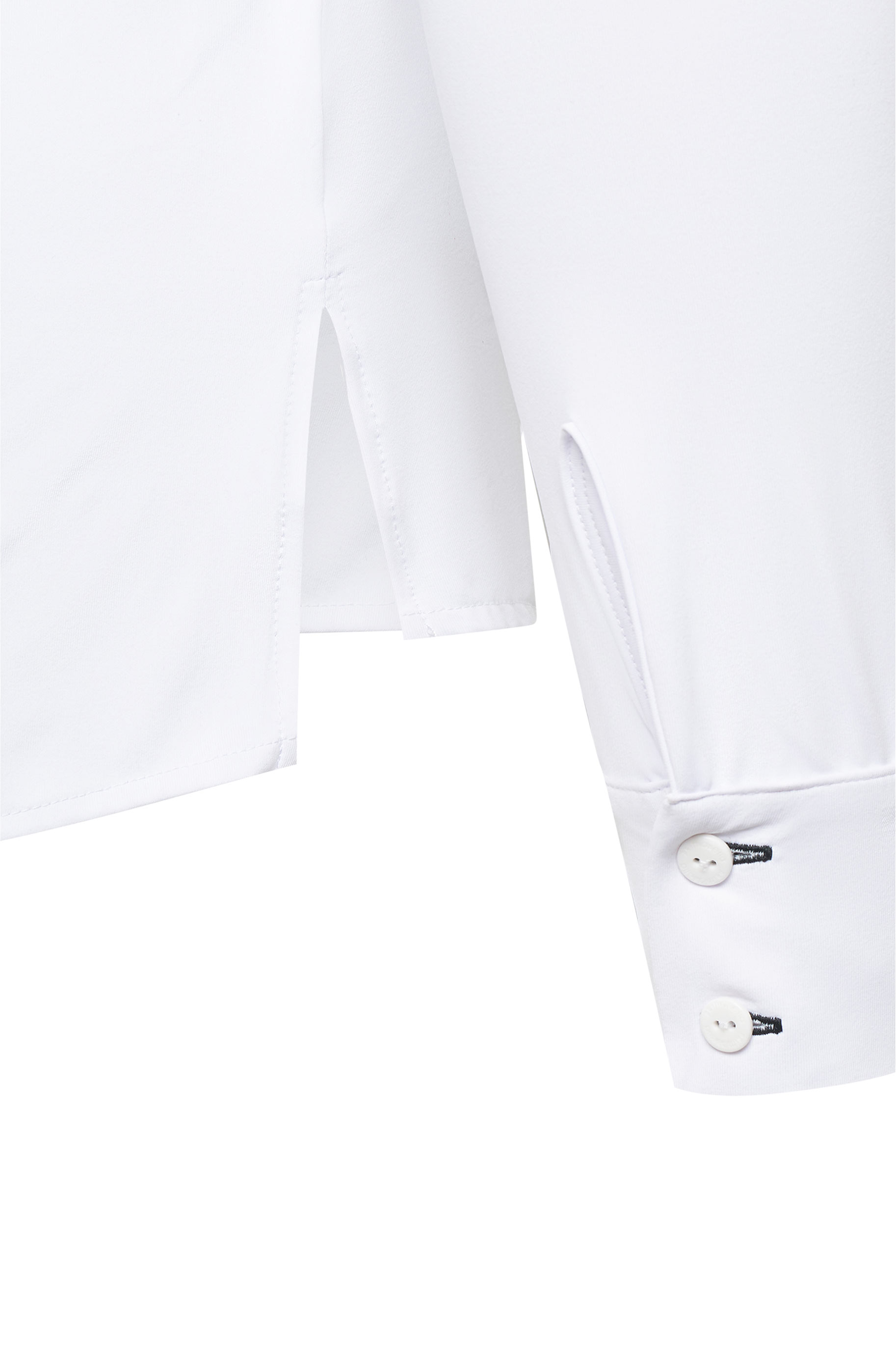 Рубашка Silky White для бальных танцев, цвет Белый 