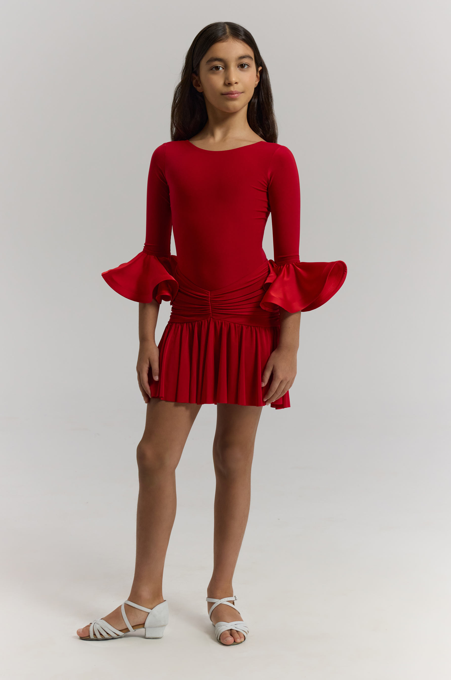 Боди Mix Red Kid для бальных танцев, цвет Красный 