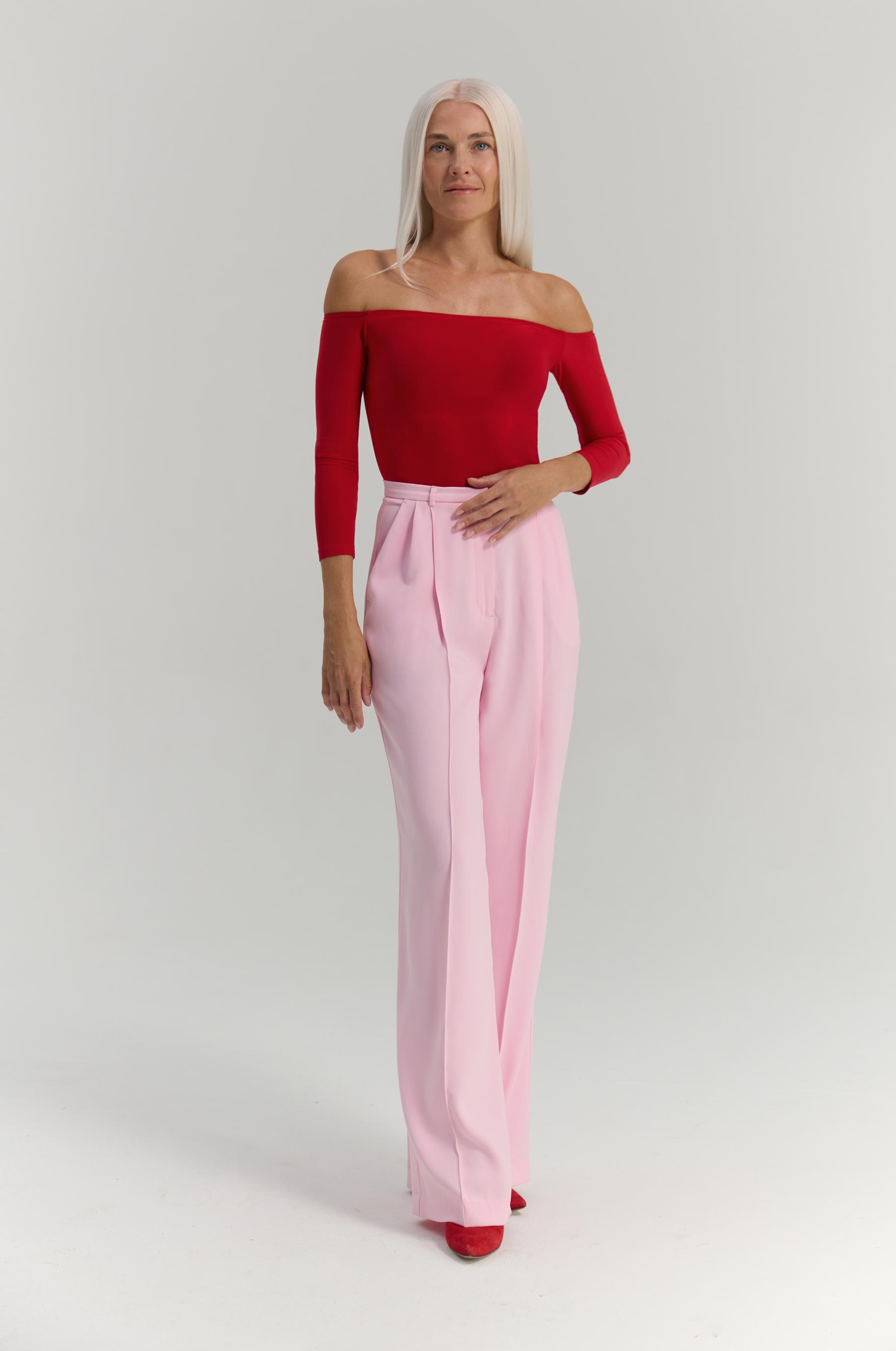 Leotard Abrir Red