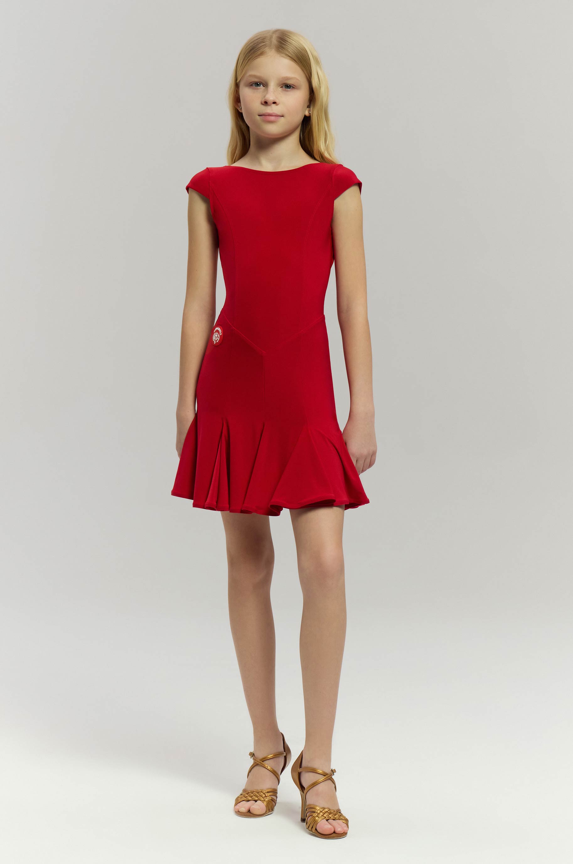 Платье Storylines Red Kid для бальных танцев, цвет Красный 