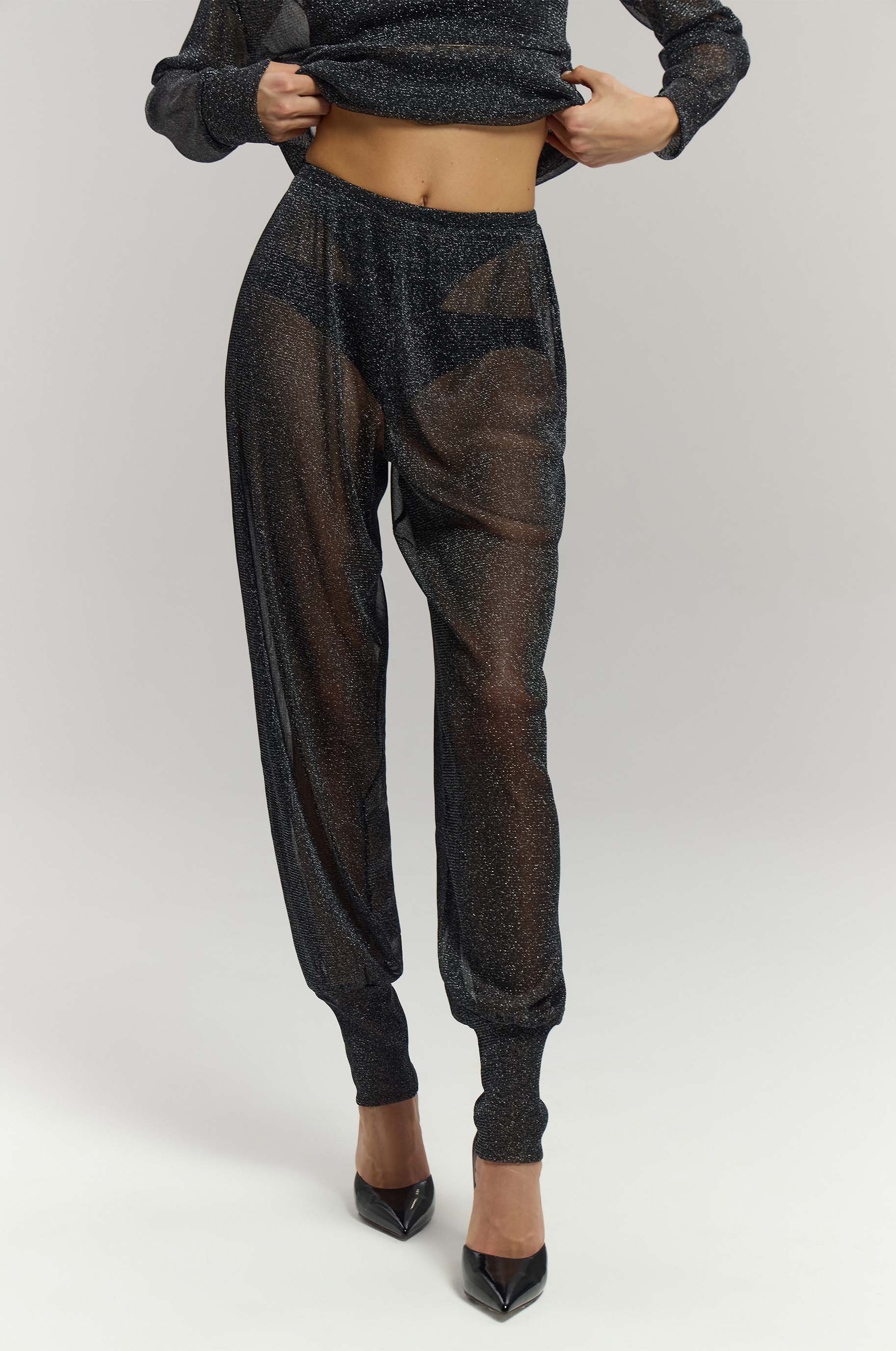 Брюки Gleaming для бальных танцев, цвет Черный 