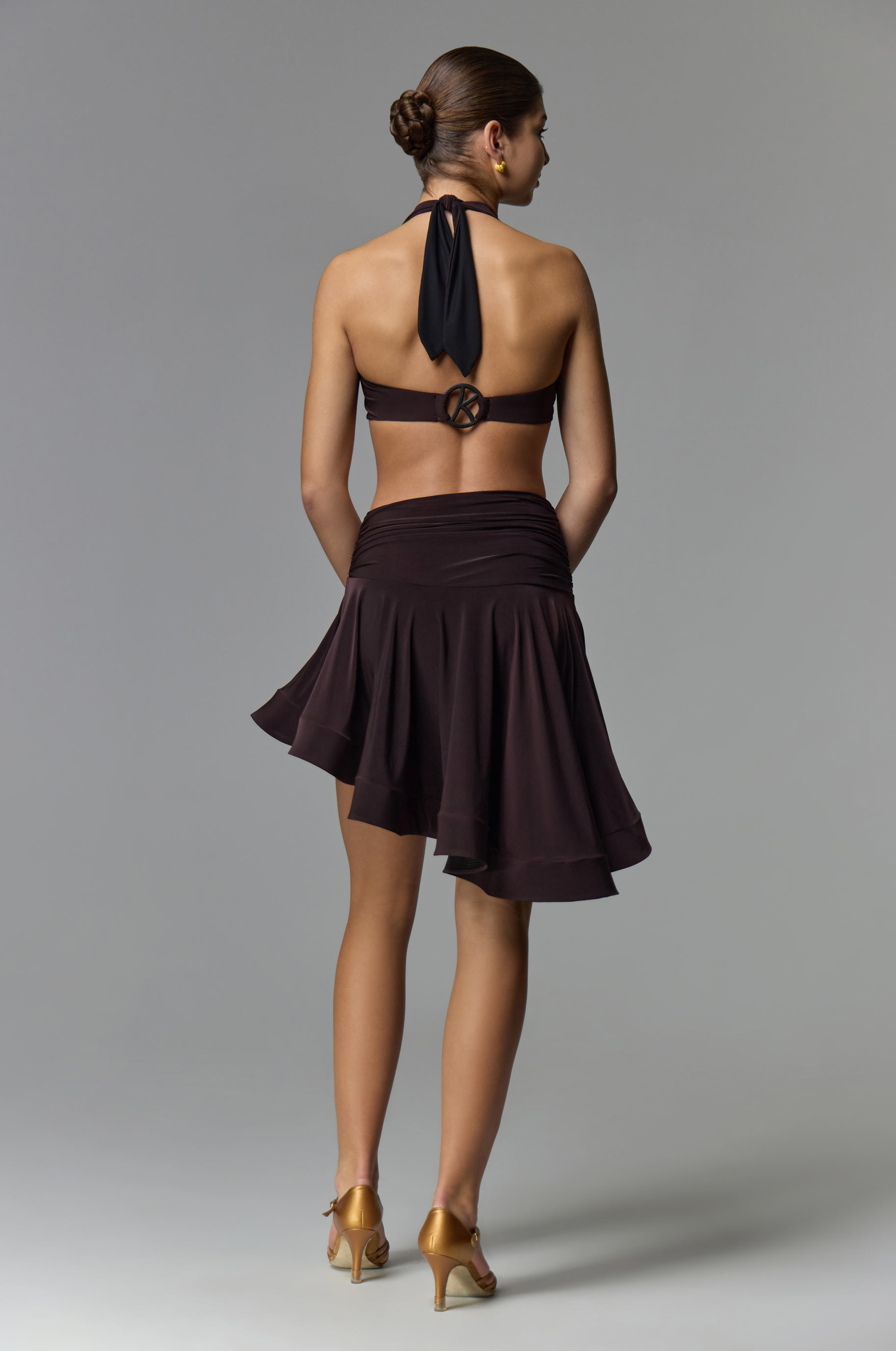 Юбка Kilt Brown для бальных танцев, цвет Коричневый 