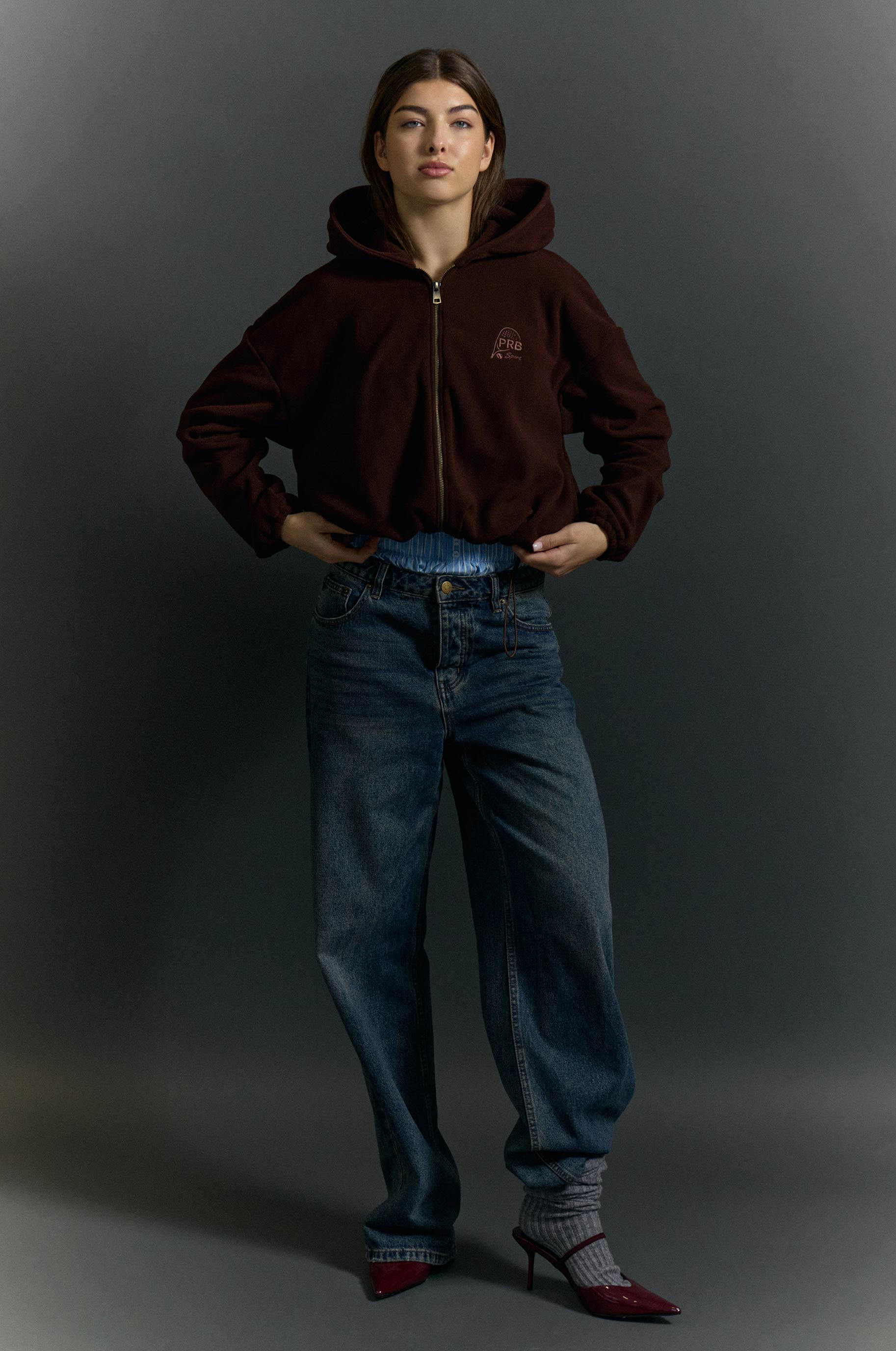 Куртка "1:0 в твою пользу" для бальных танцев, цвет Коричневый 