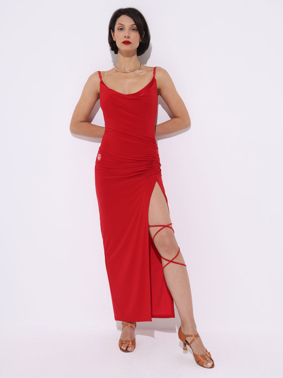 Платье Maxi La New Red для бальных танцев, цвет Красный 