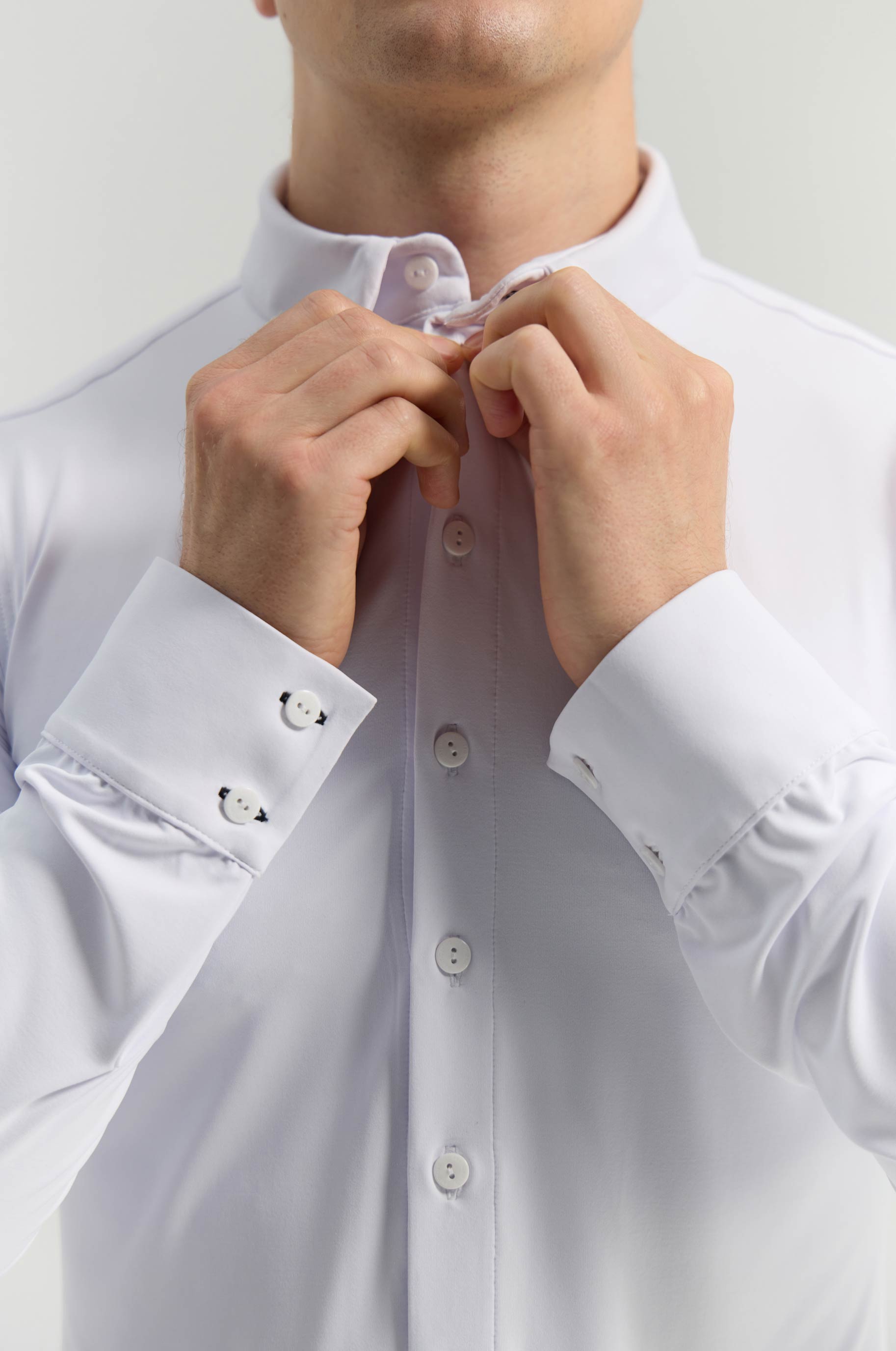 Рубашка Silky White для бальных танцев, цвет Черный 