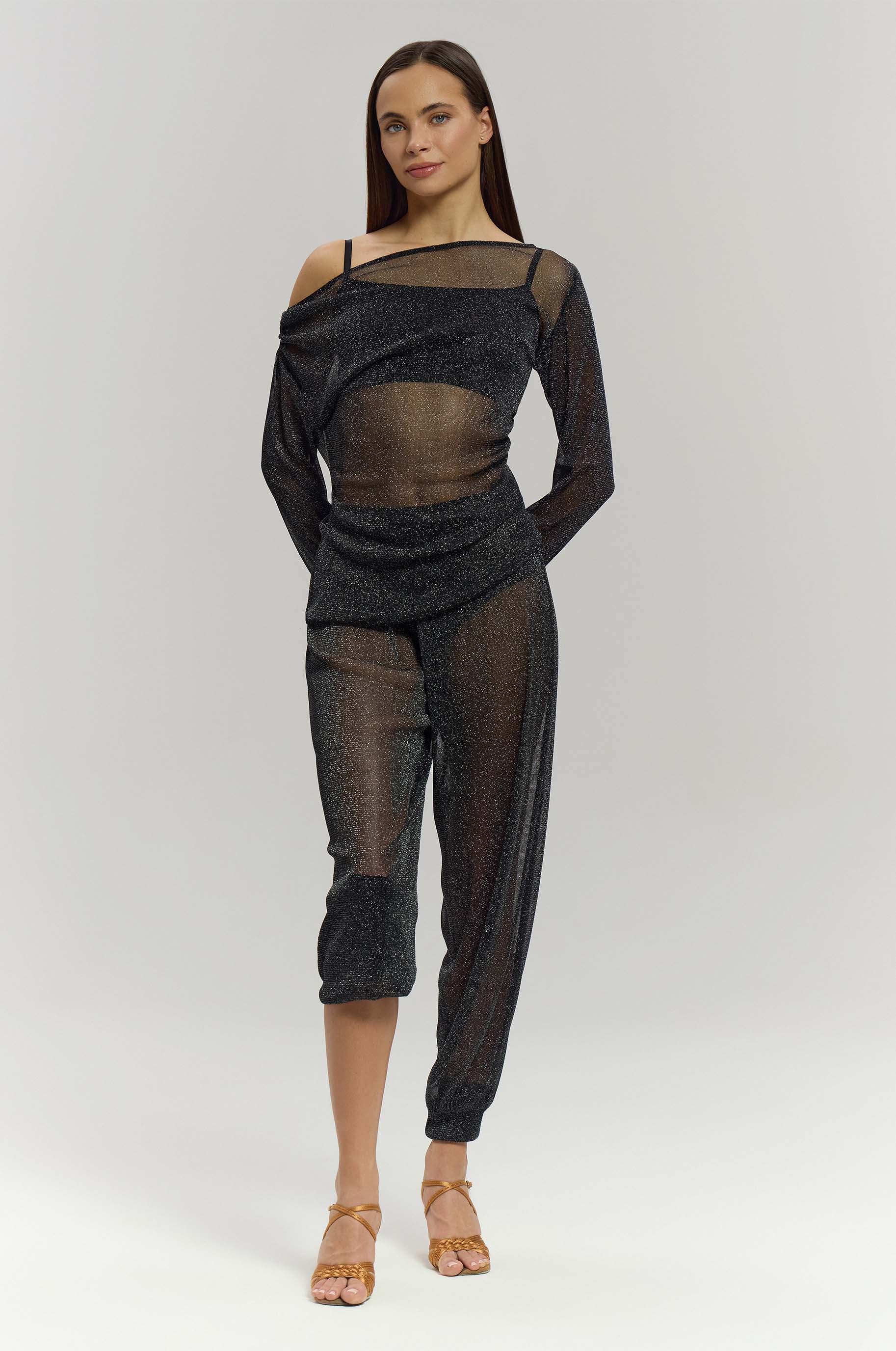 Лонгслив Brilliant для бальных танцев, цвет Черный 