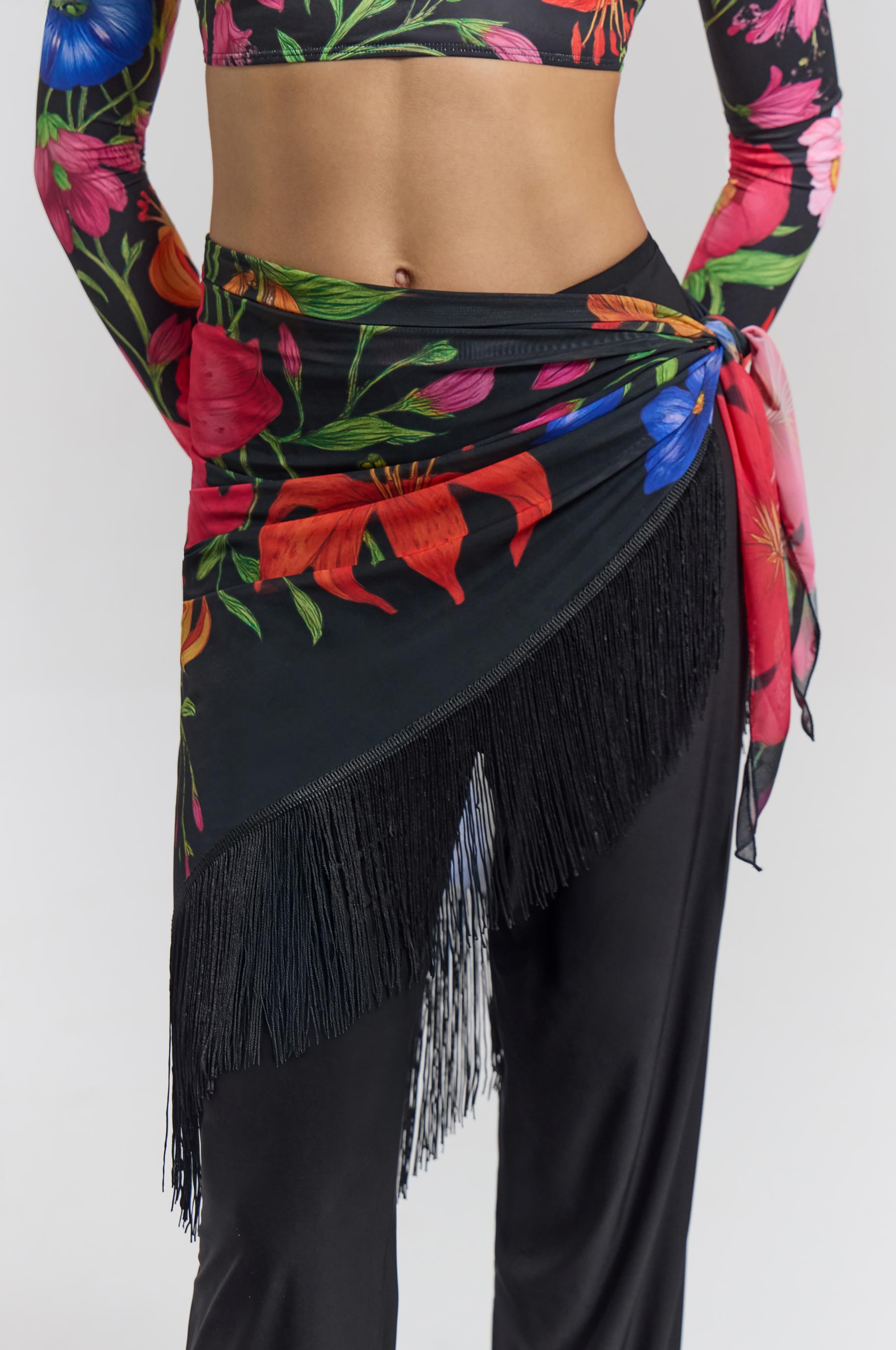 Платок Flora для бальных танцев, цвет Разноцветный 